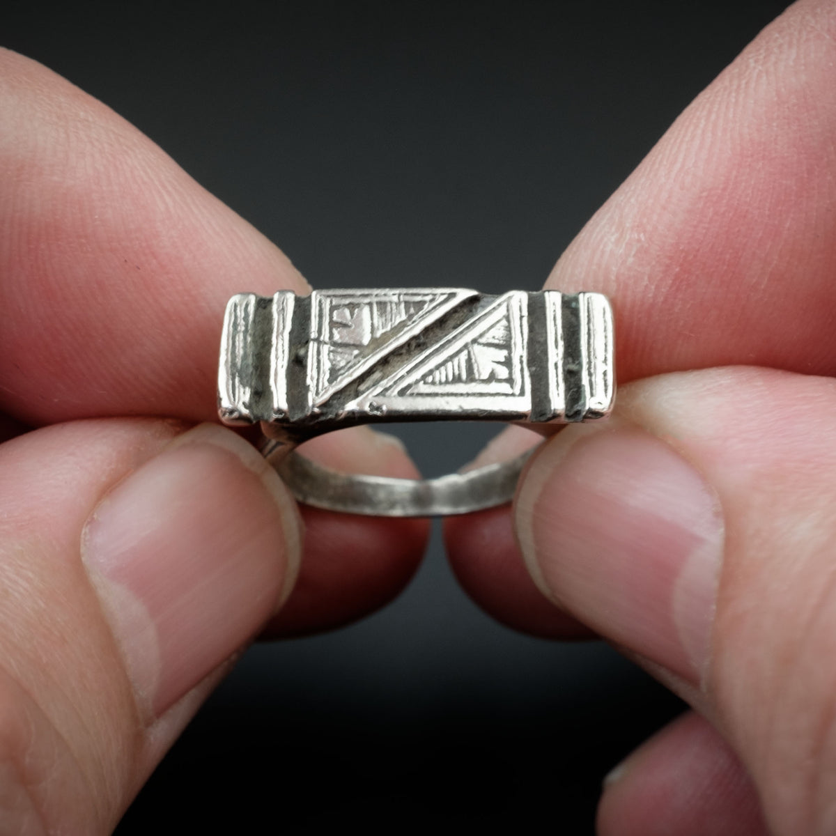 Vintage Mauritanian Tuareg Silver Ring | Vintage Ethnic