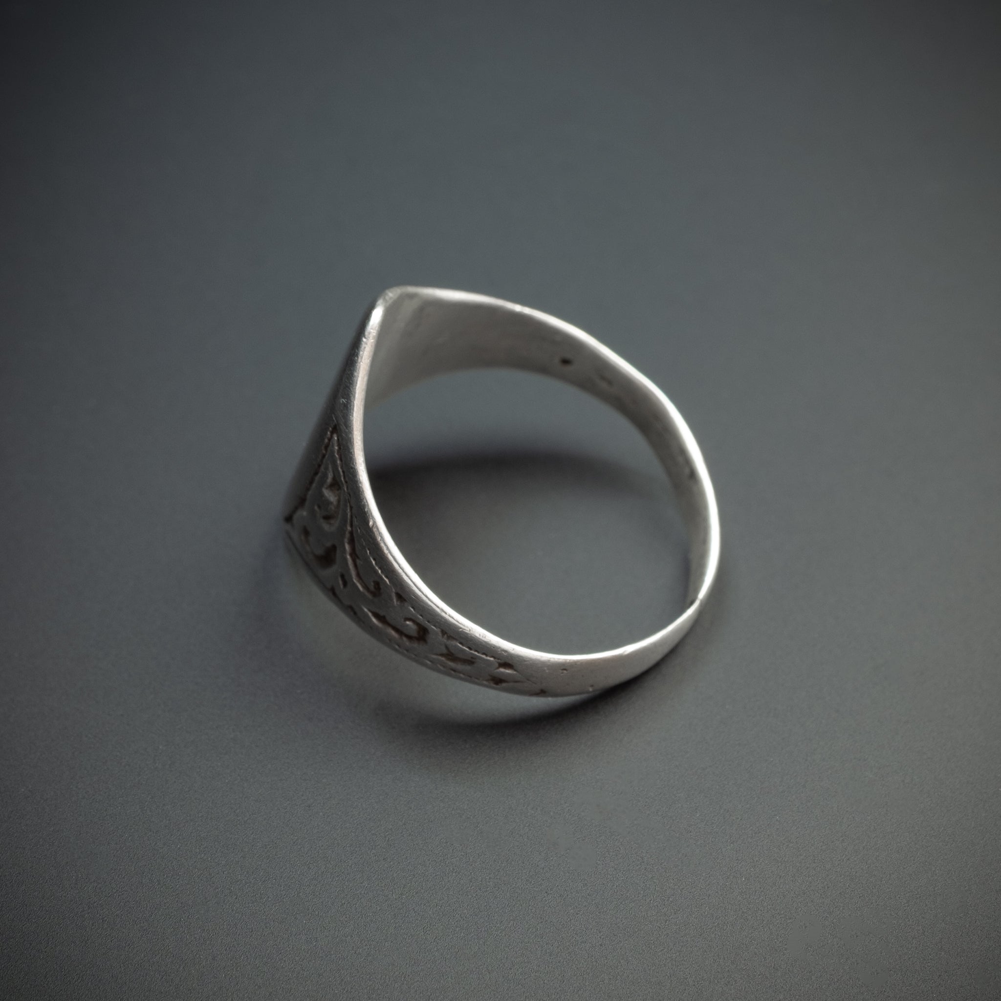 Old Silver Oval Ring, Essaouira, Morocco