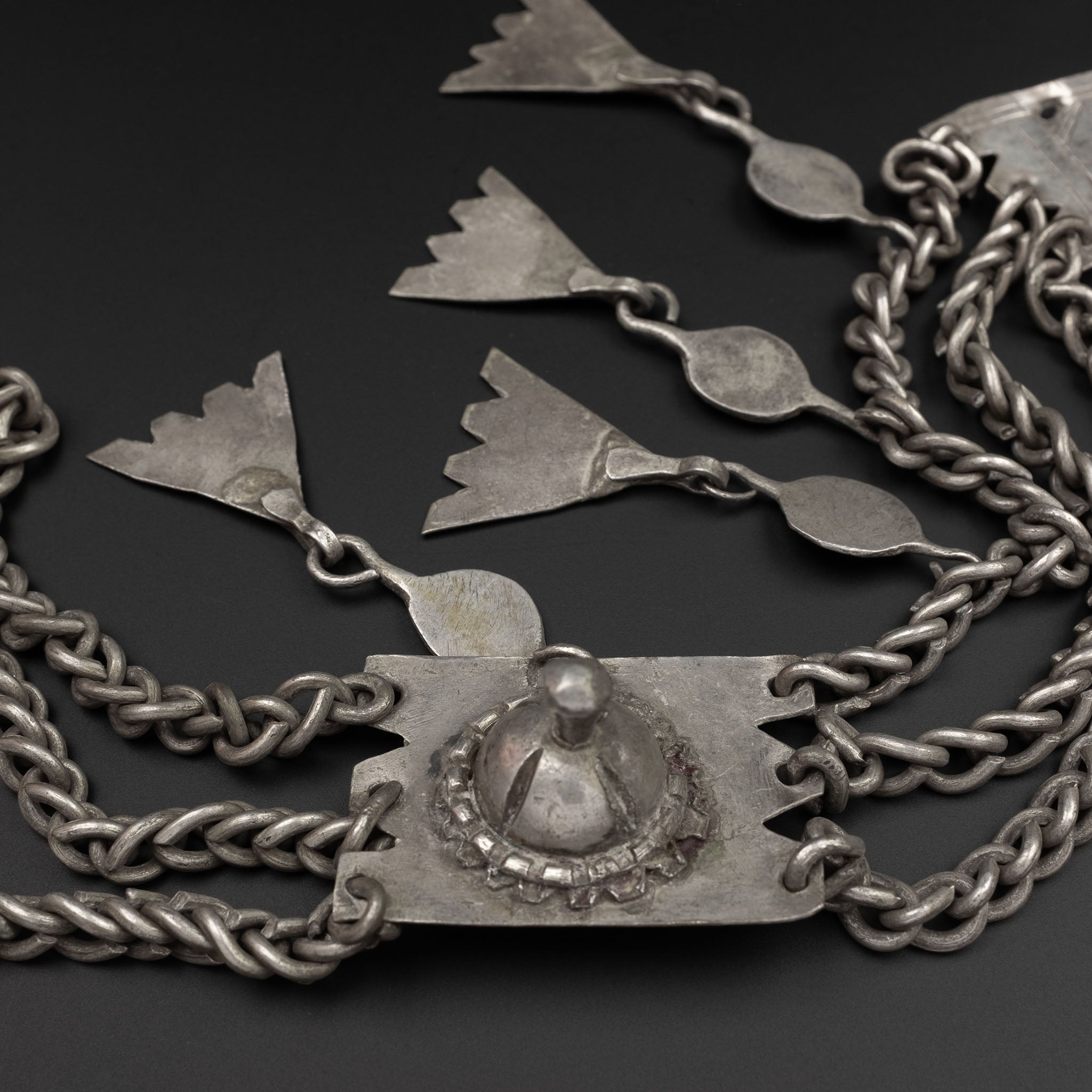 Old Silver Ait Atta Headdress, Msemrir, Morocco