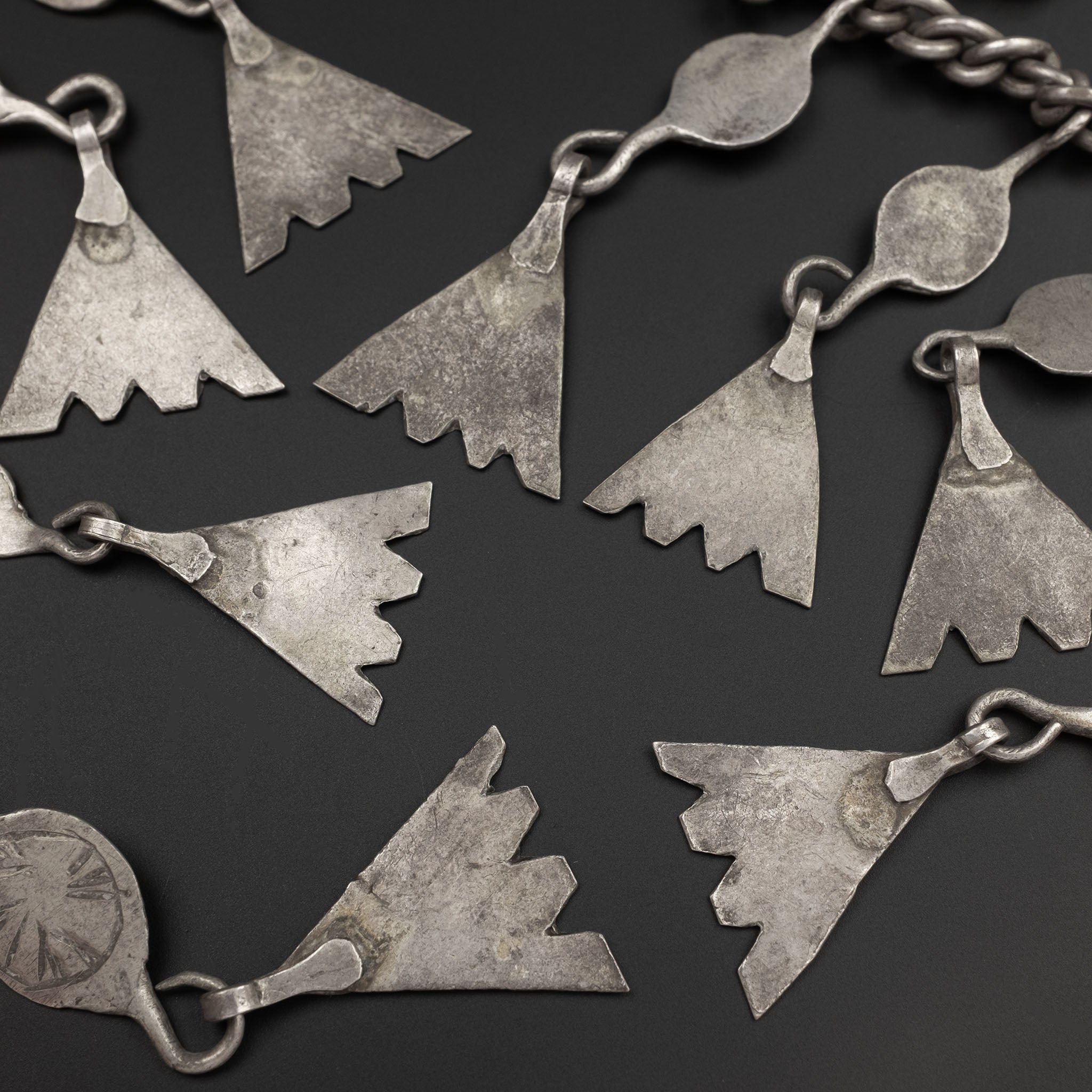 Old Silver Ait Atta Headdress, Msemrir, Morocco