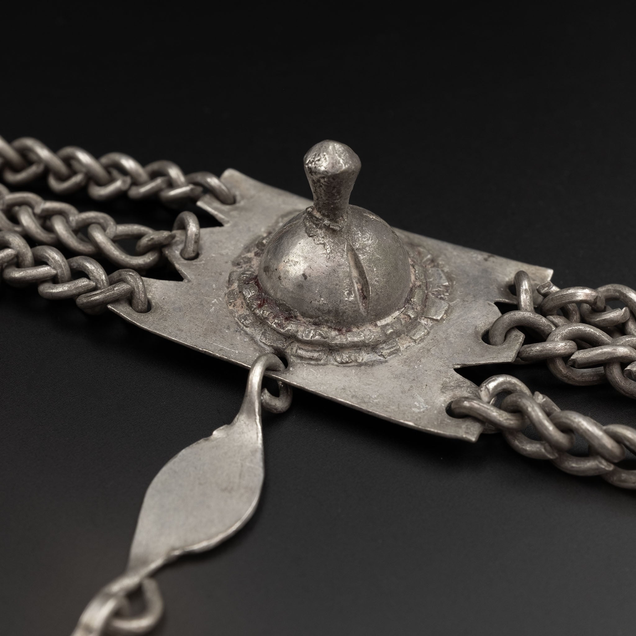 Old Silver Ait Atta Headdress, Msemrir, Morocco