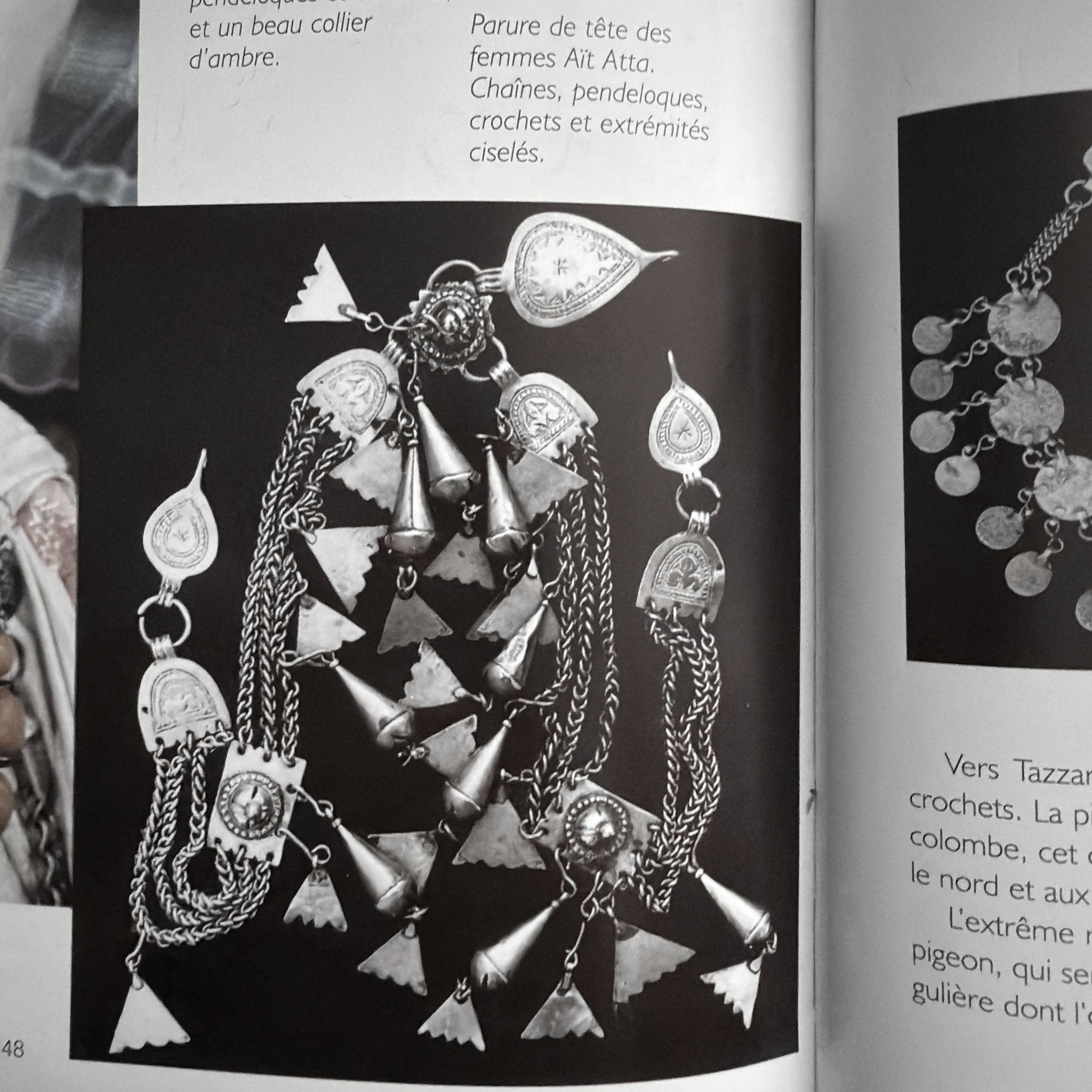 Old Silver Ait Atta Headdress, Msemrir, Morocco