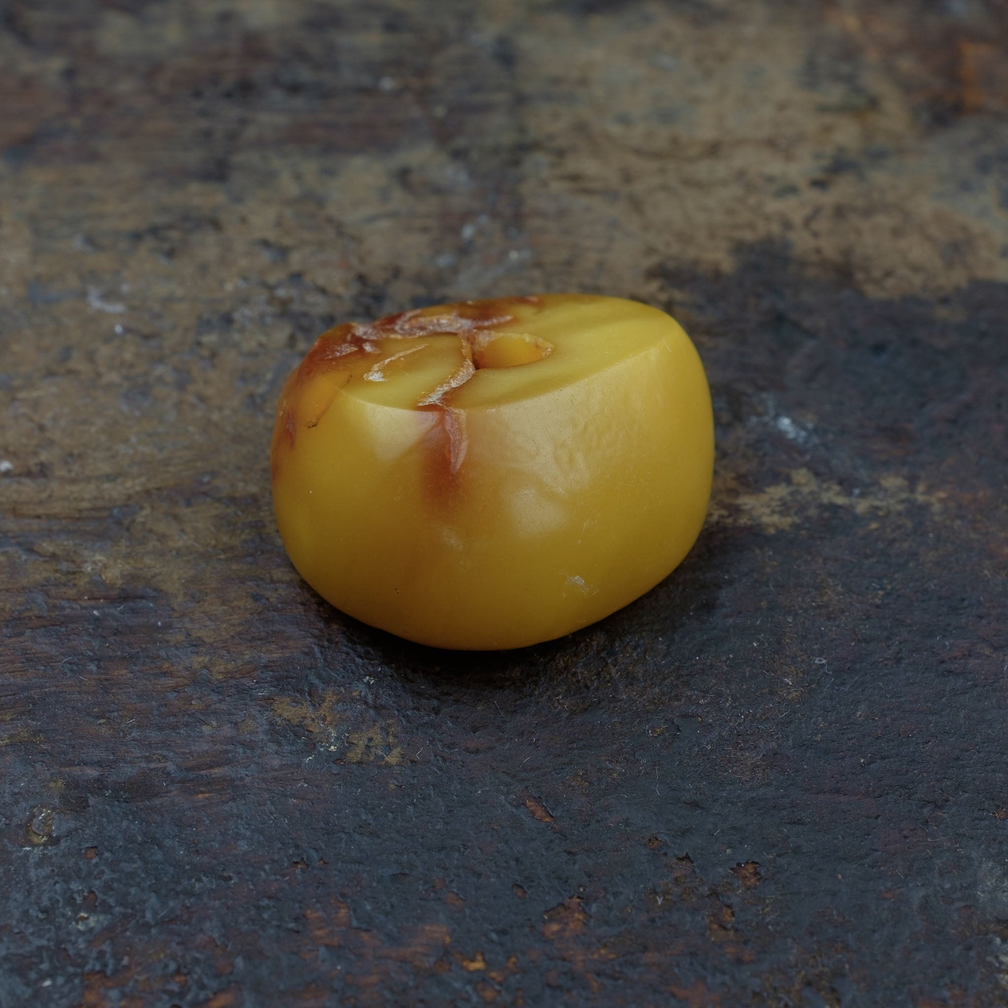 Antique Genuine Natural Baltic Amber Bead (4.4g)