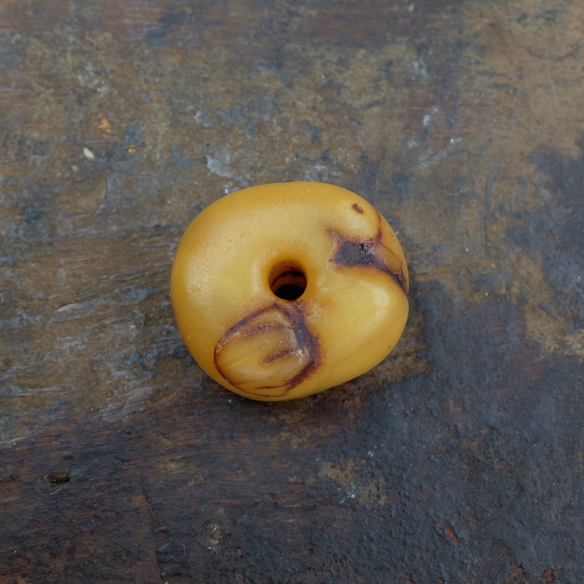 Antique Genuine Natural Baltic Amber Bead (5.1g)