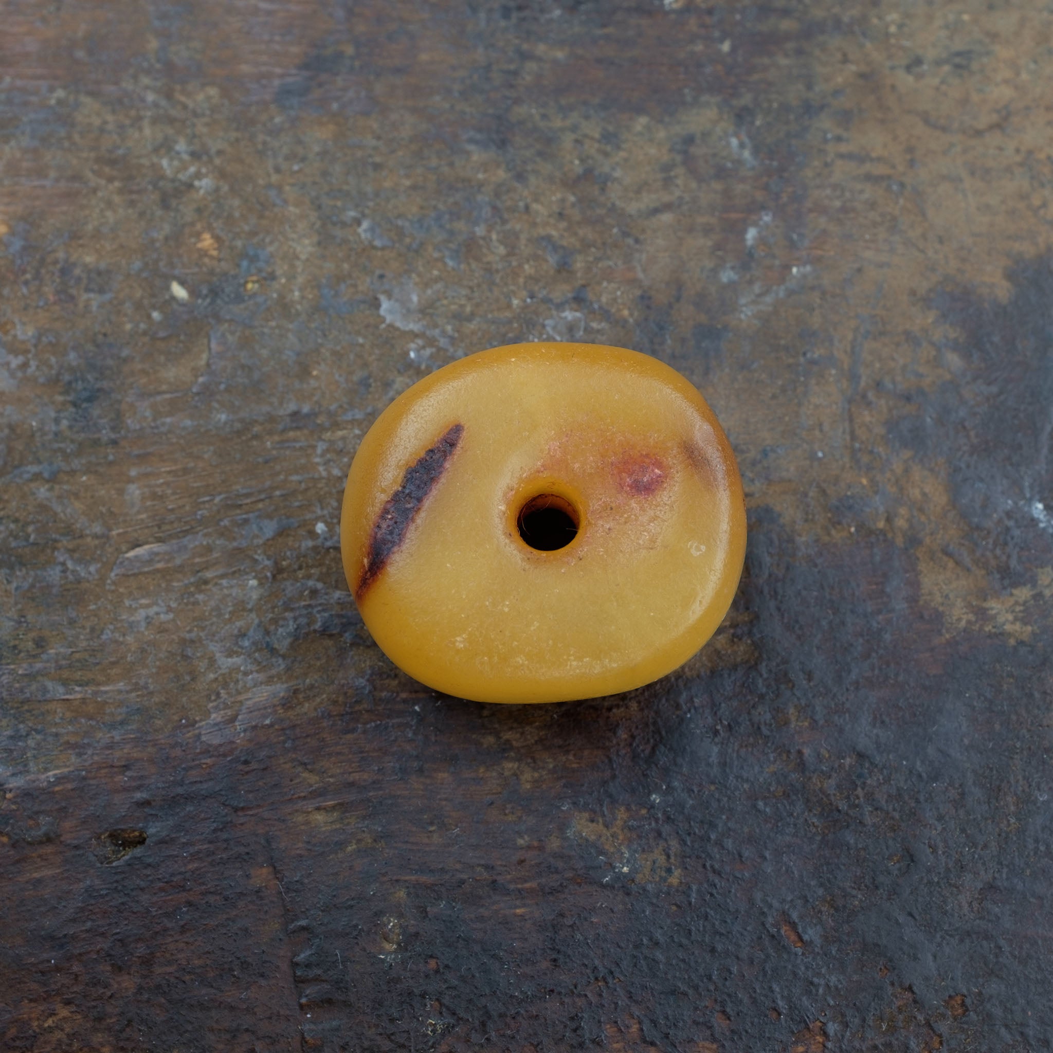 Antique Genuine Natural Baltic Amber Bead (5.1g)