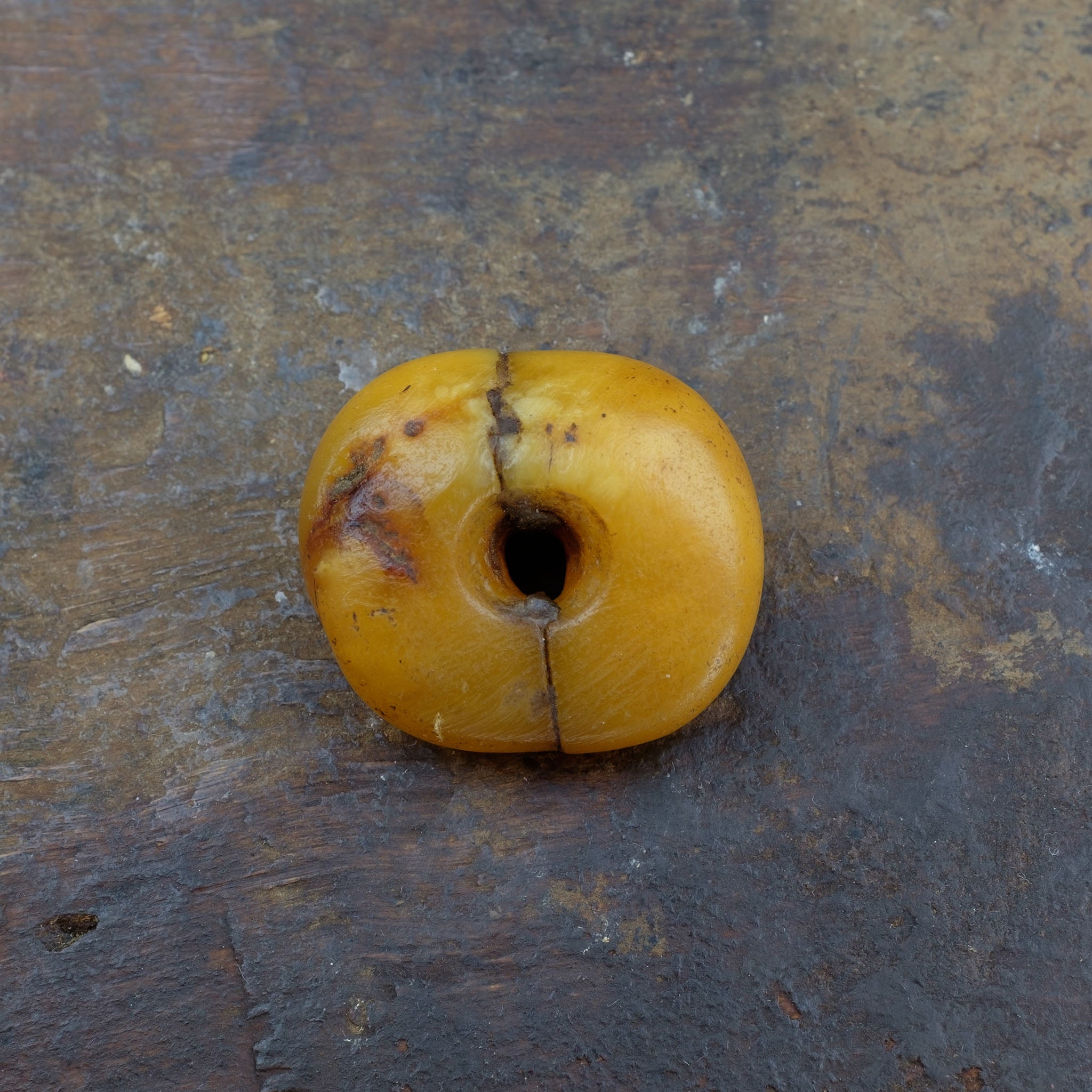 Antique Genuine Natural Baltic Amber Bead (4.7g) 