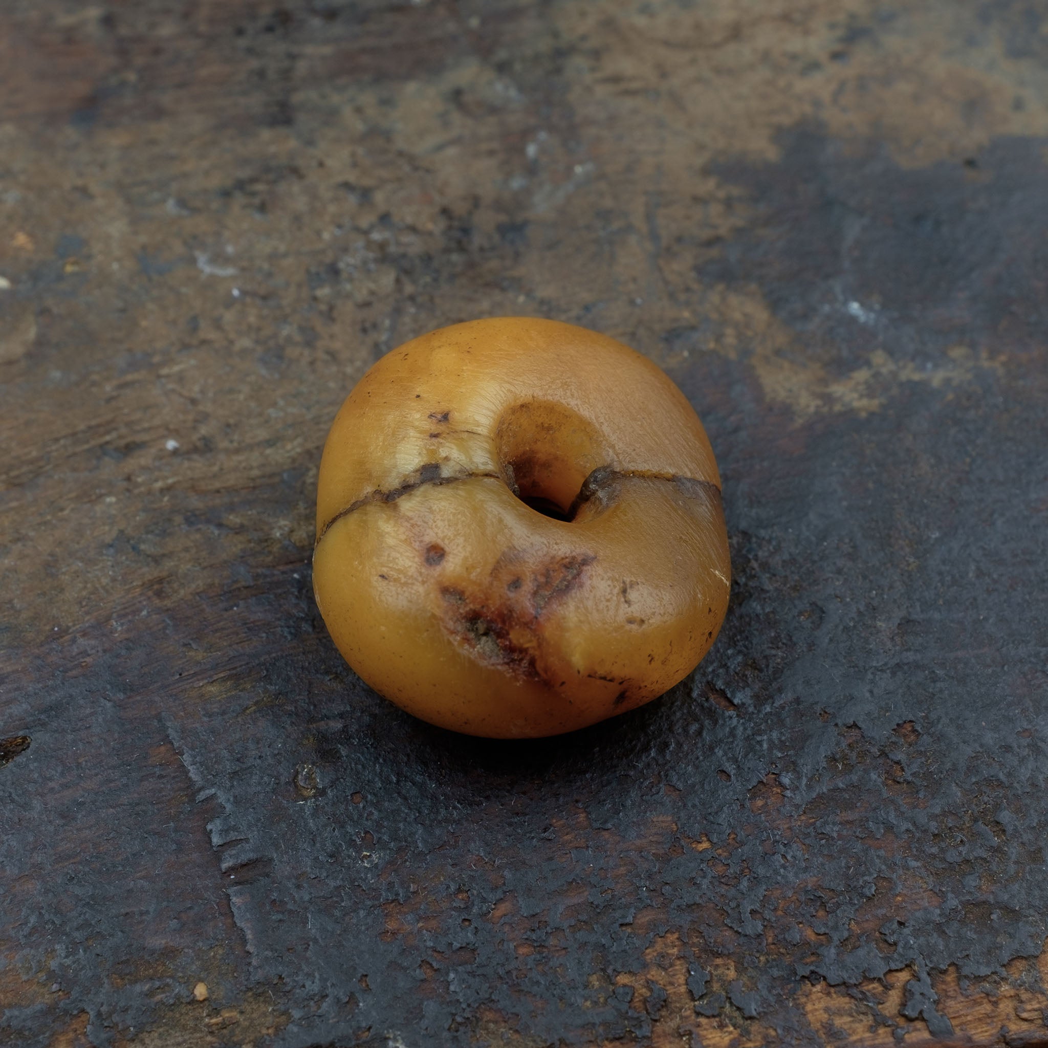 Antique Genuine Natural Baltic Amber Bead (4.7g) 
