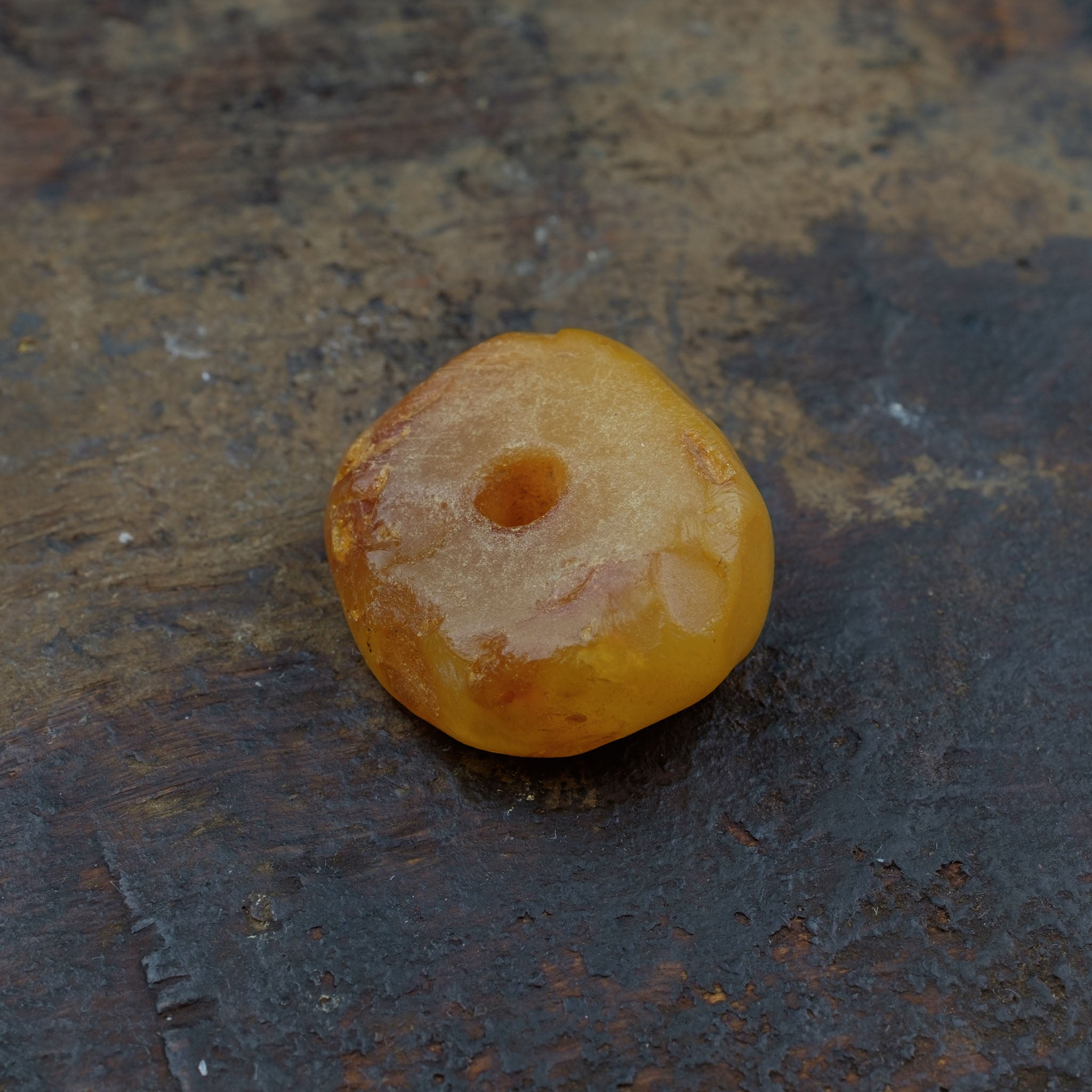 Large Antique Genuine Natural Baltic Amber Bead (4g) 