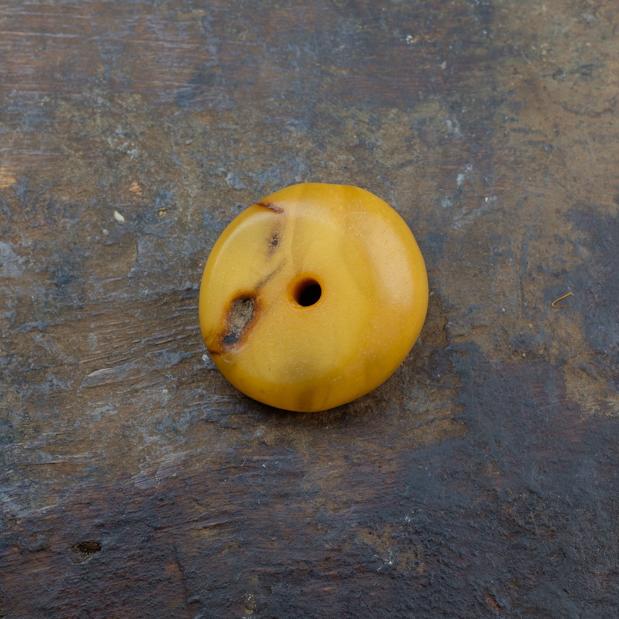 Antique Genuine Natural Baltic Amber Bead (4.1g)