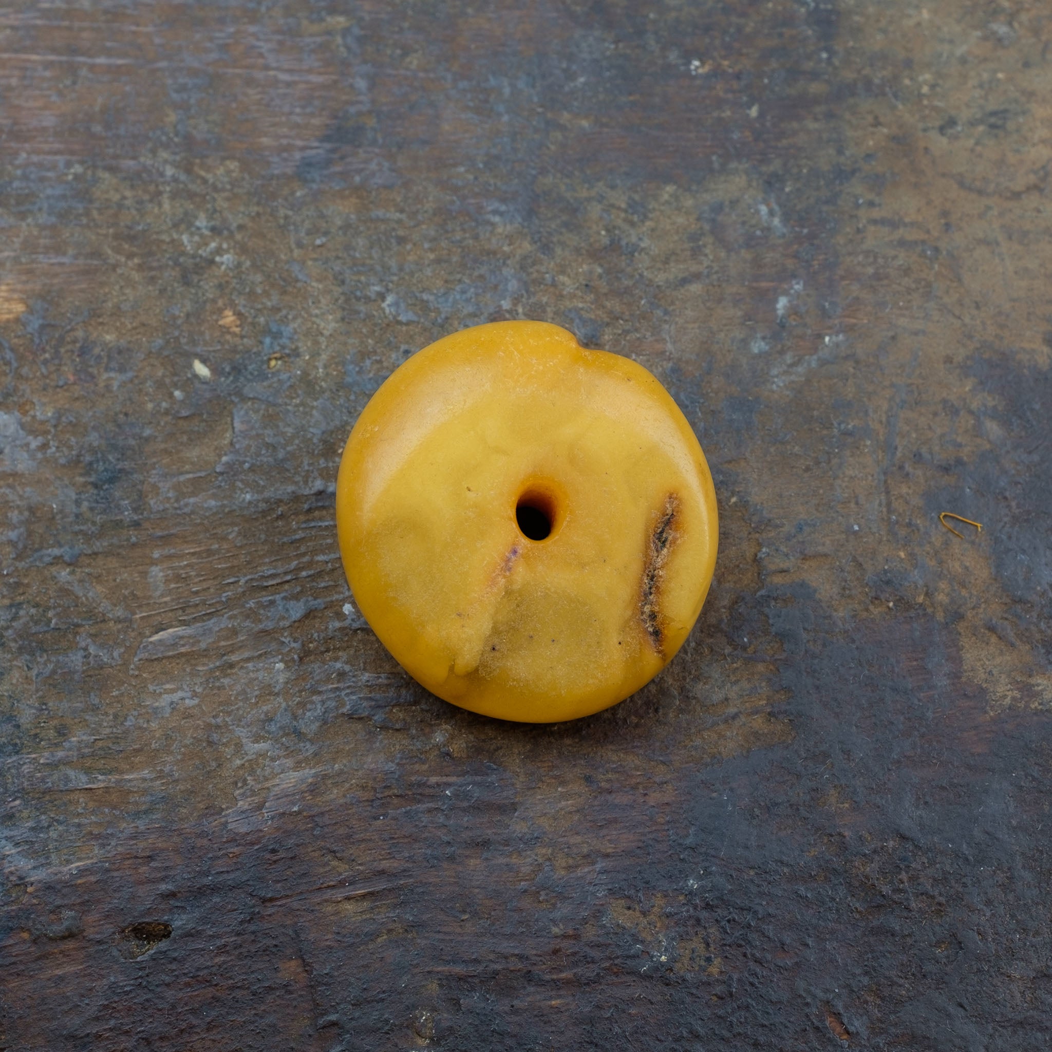 Antique Genuine Natural Baltic Amber Bead (4.1g)