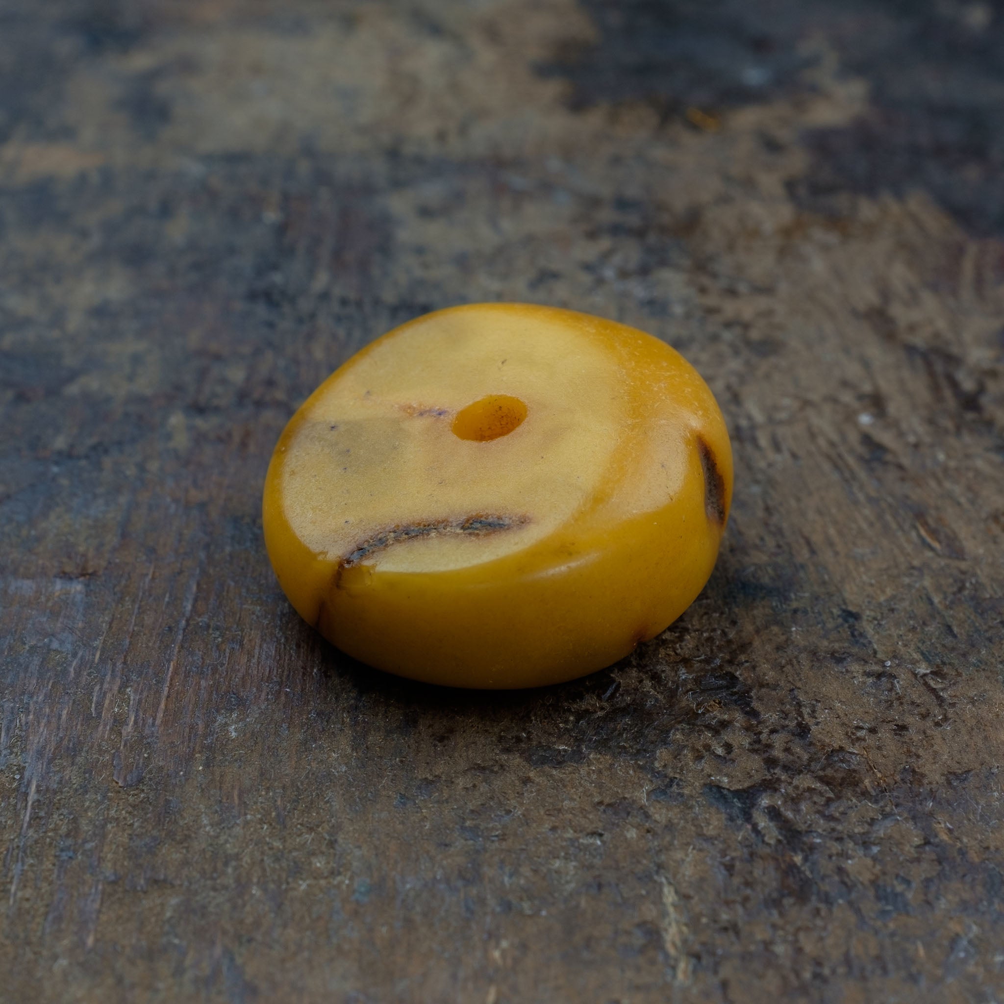 Antique Genuine Natural Baltic Amber Bead (4.1g)