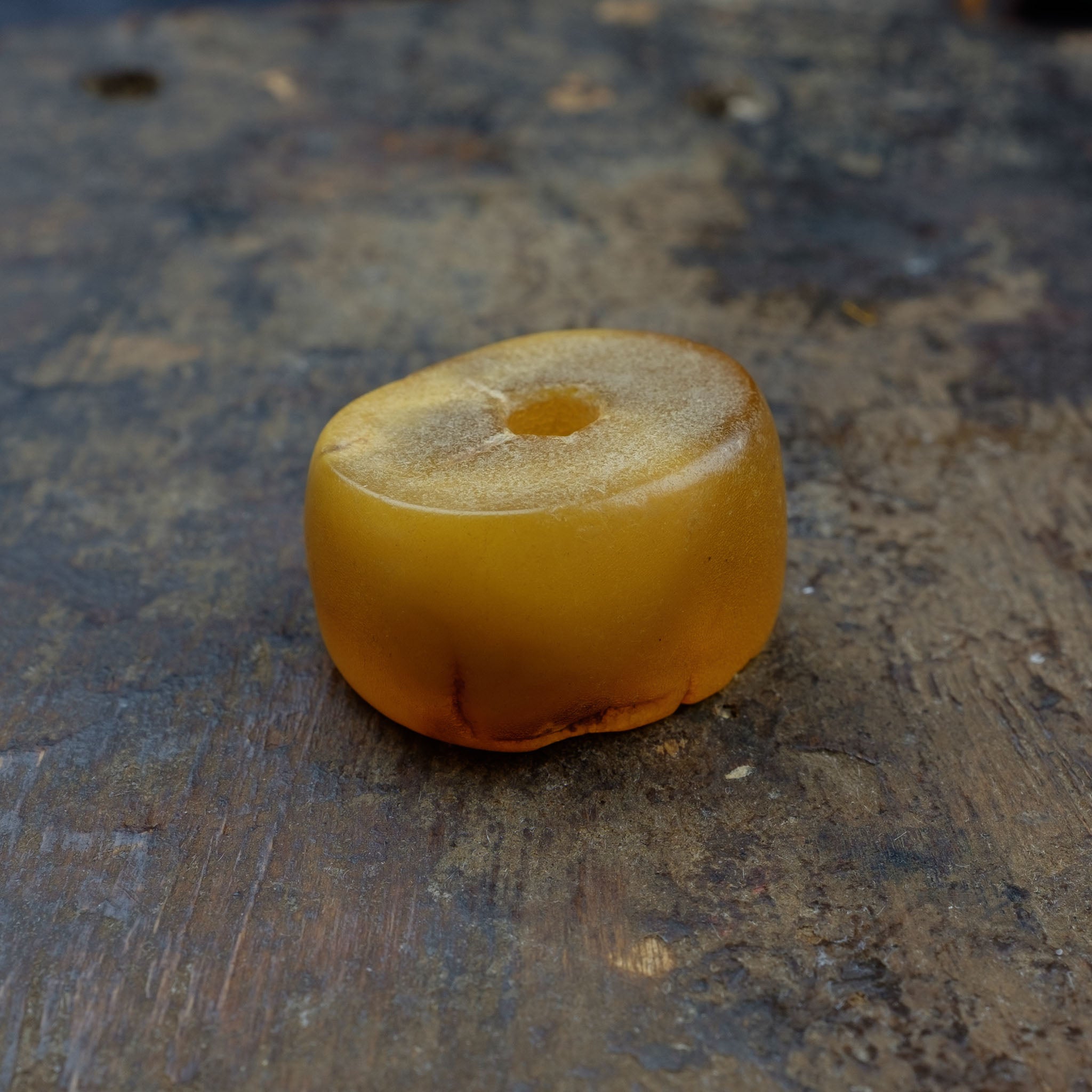 Antique Genuine Natural Baltic Amber Bead (5.5g) 