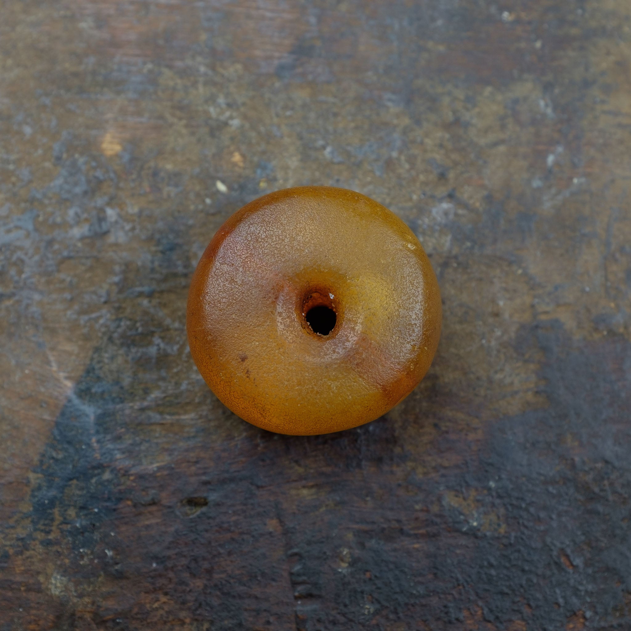 Large Antique Genuine Natural Baltic Amber Bead (7.7g)
