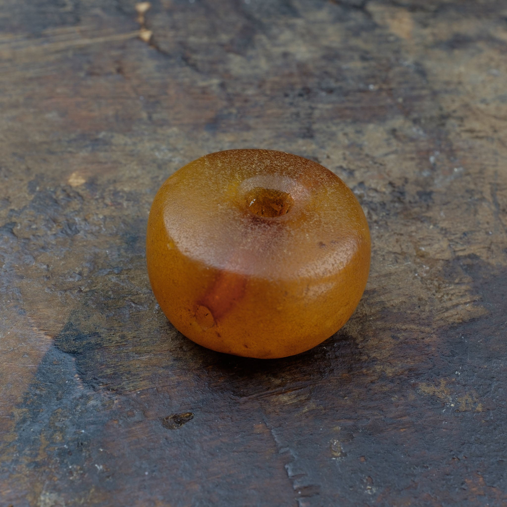 Large Antique Genuine Natural Baltic Amber Bead (7.7g) 