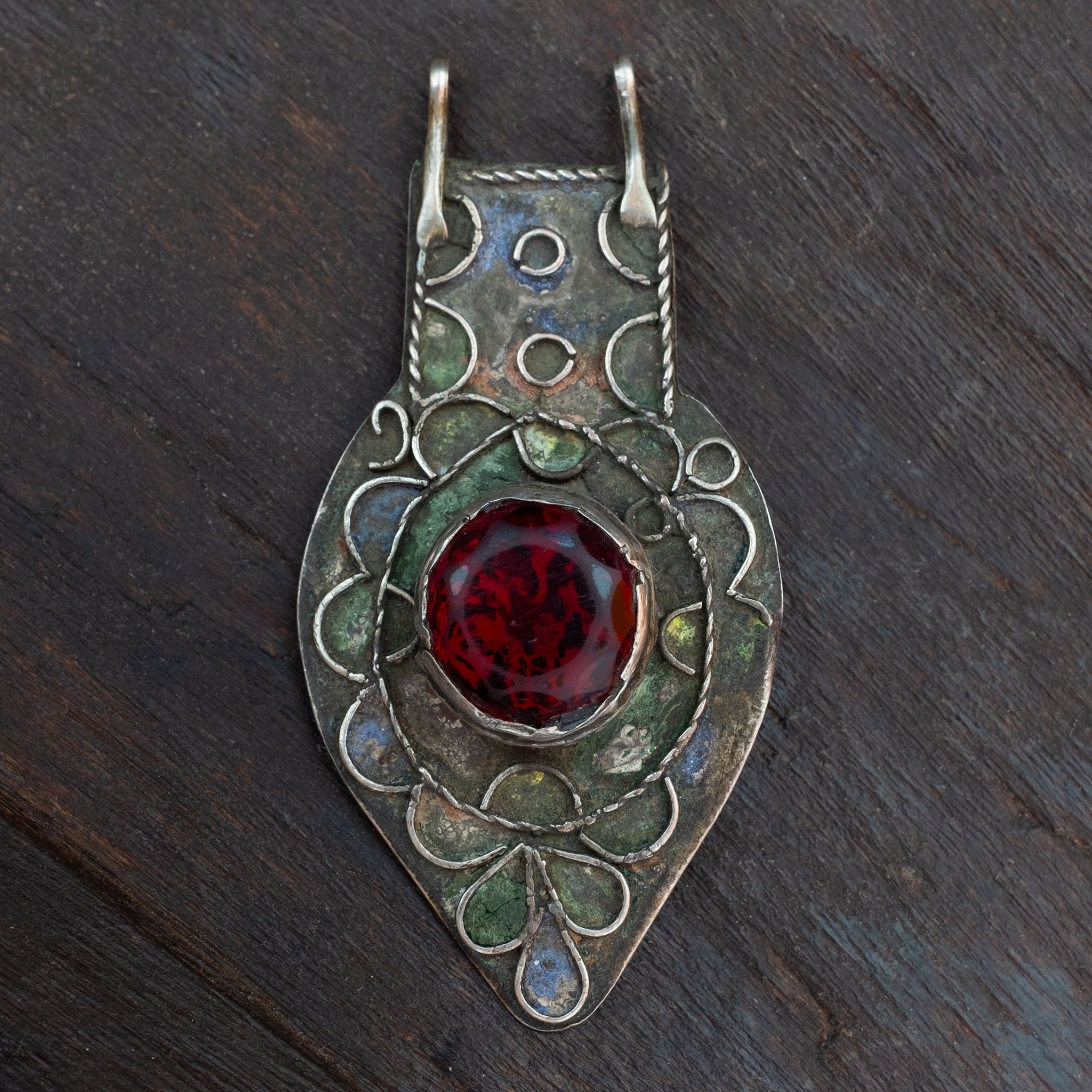 Antique Ait Ouaouzguite Silver Pendant, Morocco