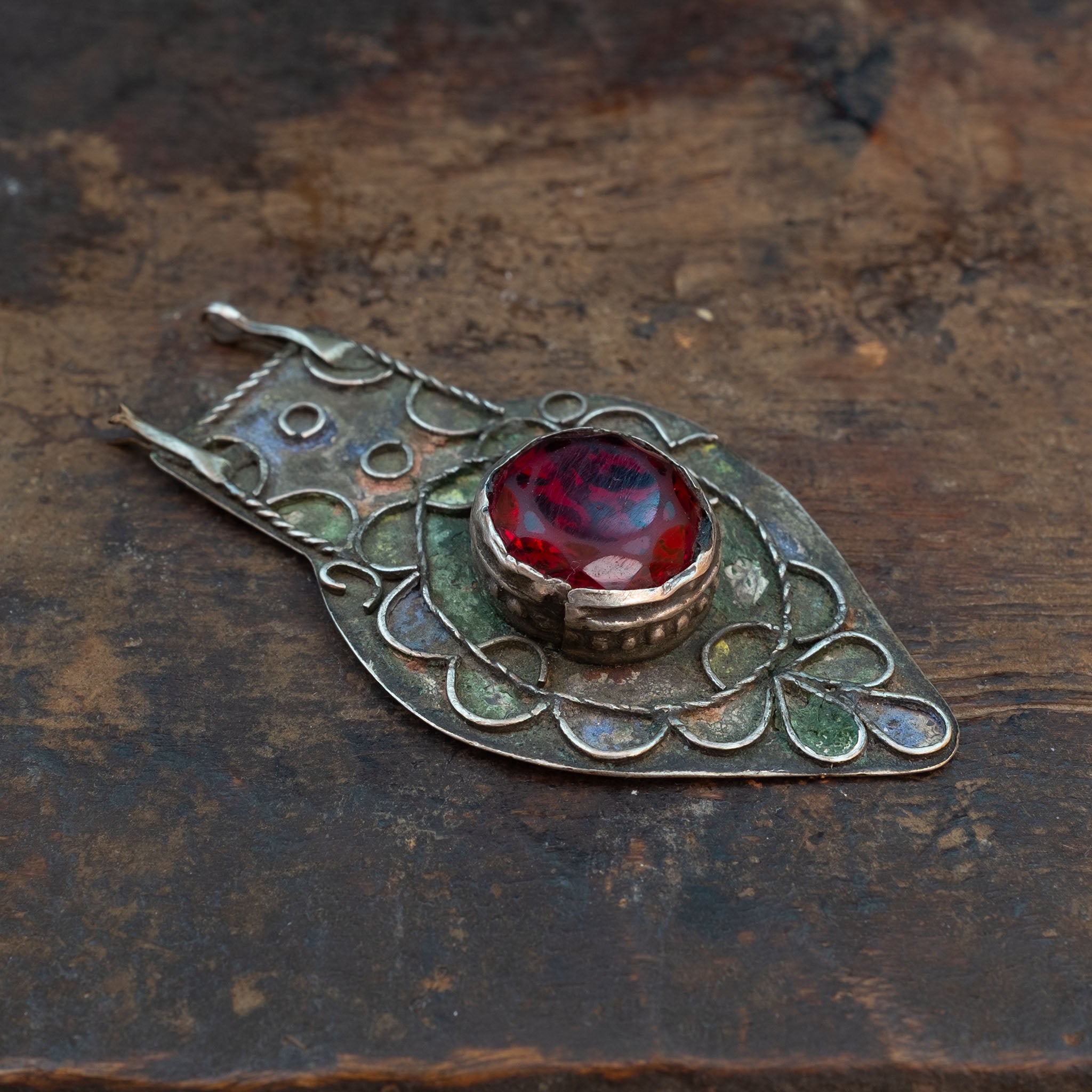 Antique Ait Ouaouzguite Silver Pendant, Morocco