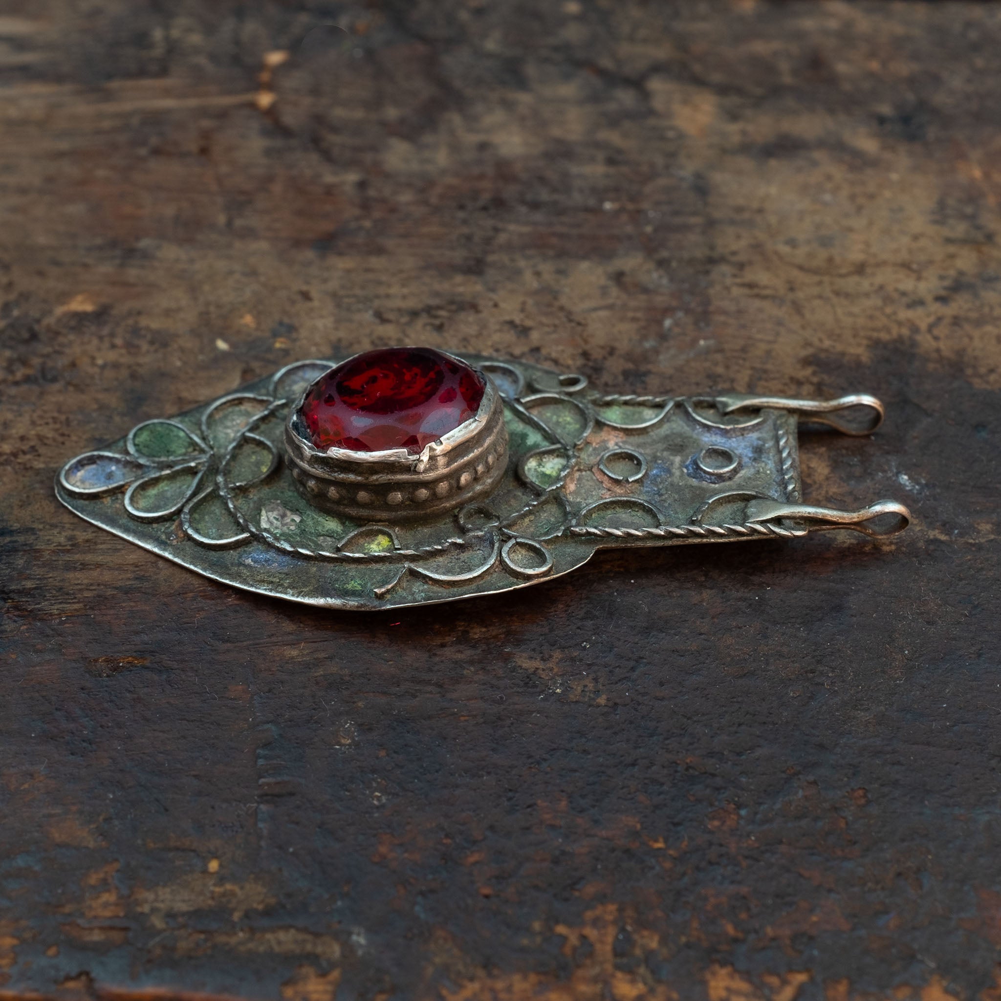 Antique Ait Ouaouzguite Silver Pendant, Morocco