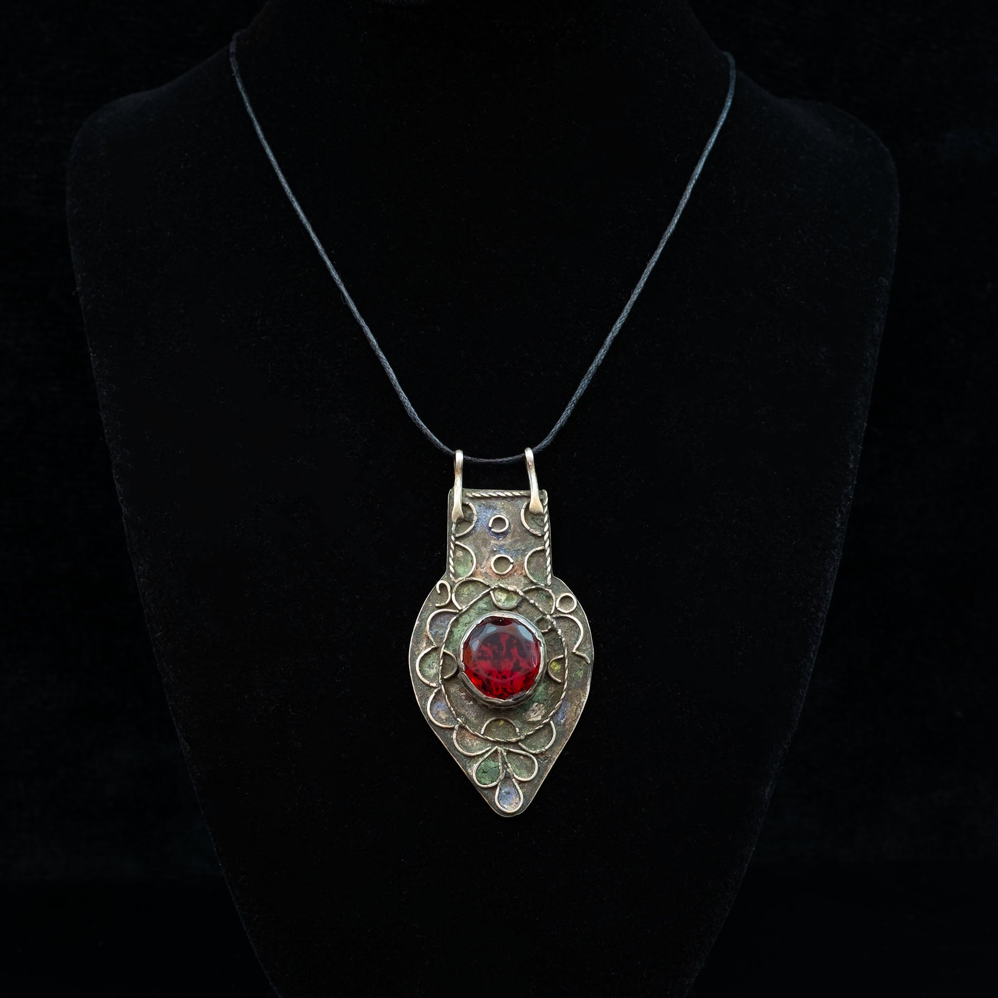 Antique Ait Ouaouzguite Silver Pendant, Morocco