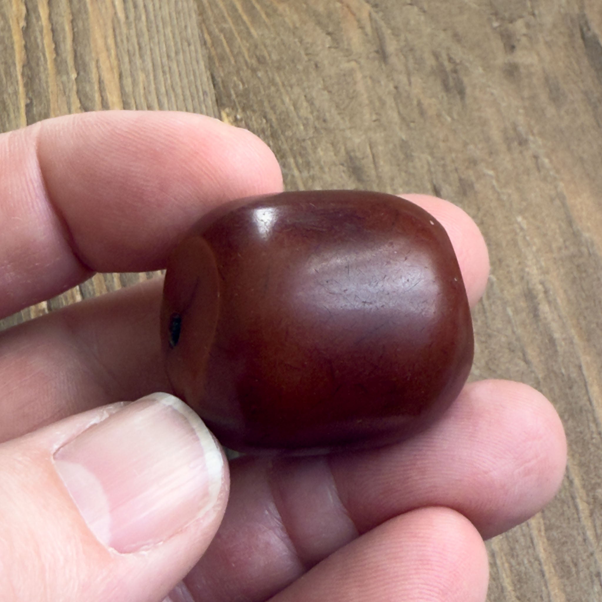 Antique Oval Yemeni Bakelite Bead
