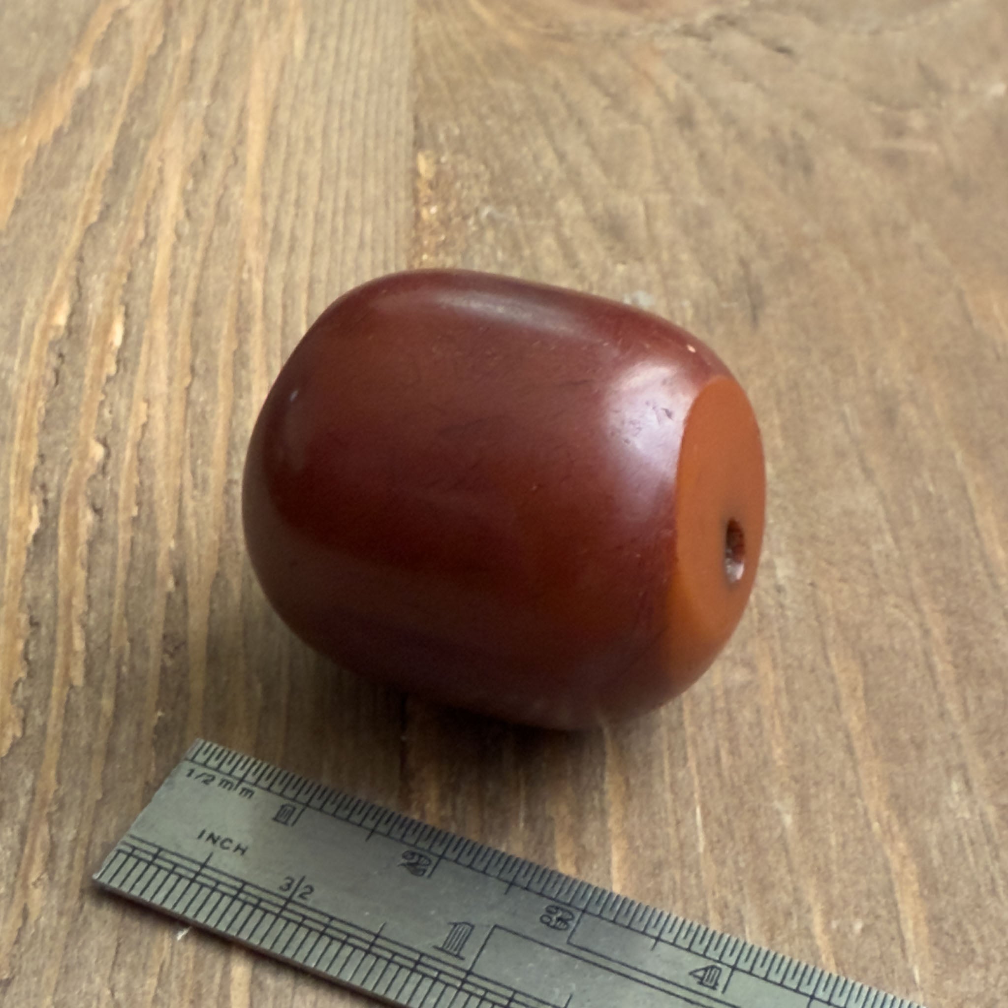 Antique Oval Yemeni Bakelite Bead