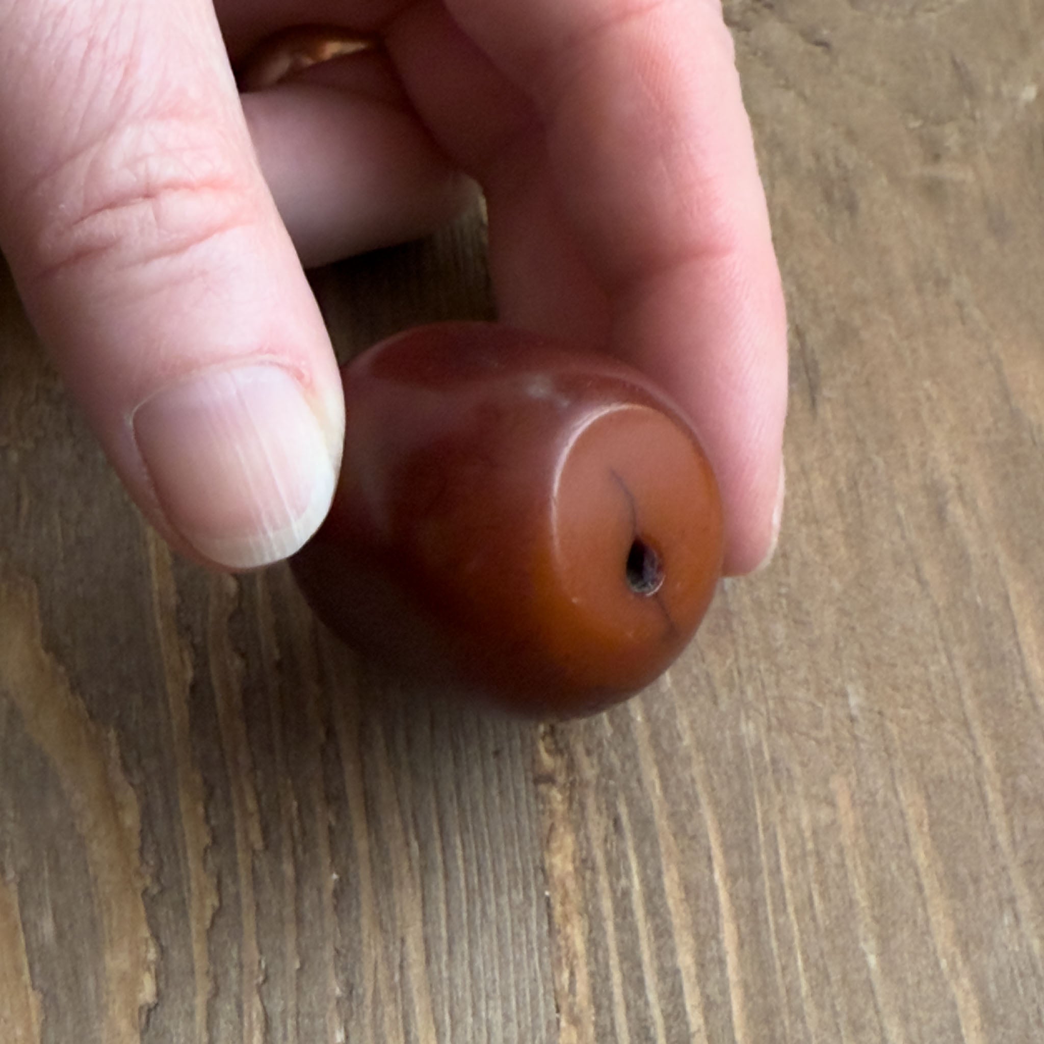 Antique Oval Yemeni Bakelite Bead