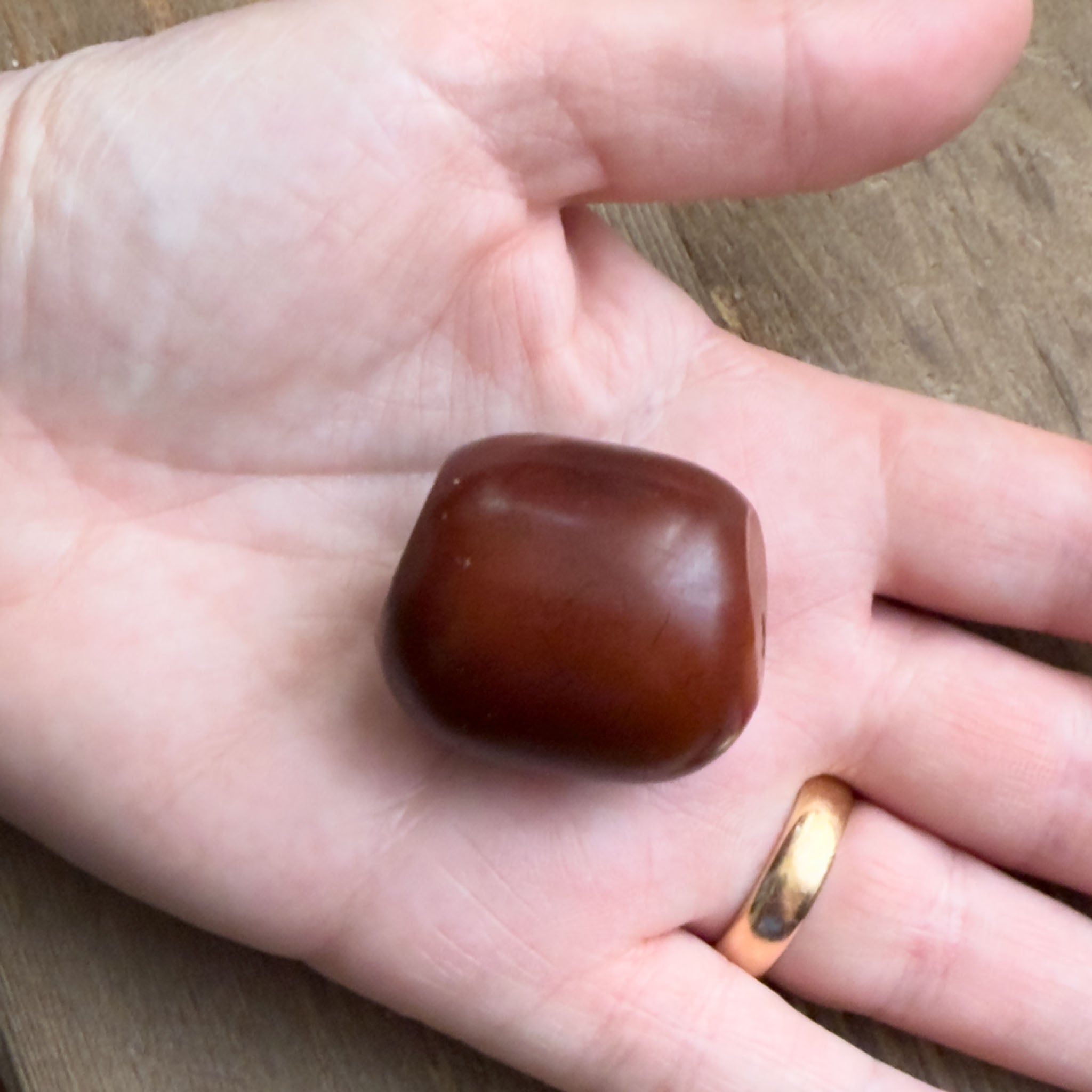 Antique Oval Yemeni Bakelite Bead
