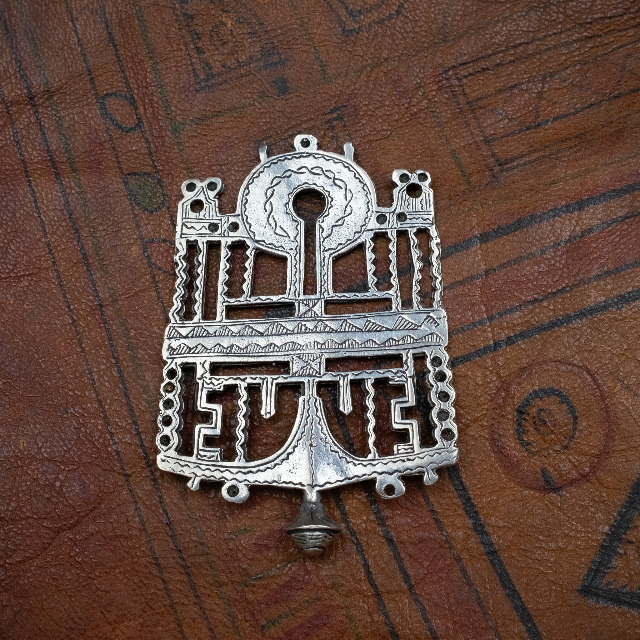 Old Silver Tuareg ‘Bella’ Amulet Pendant, Niger