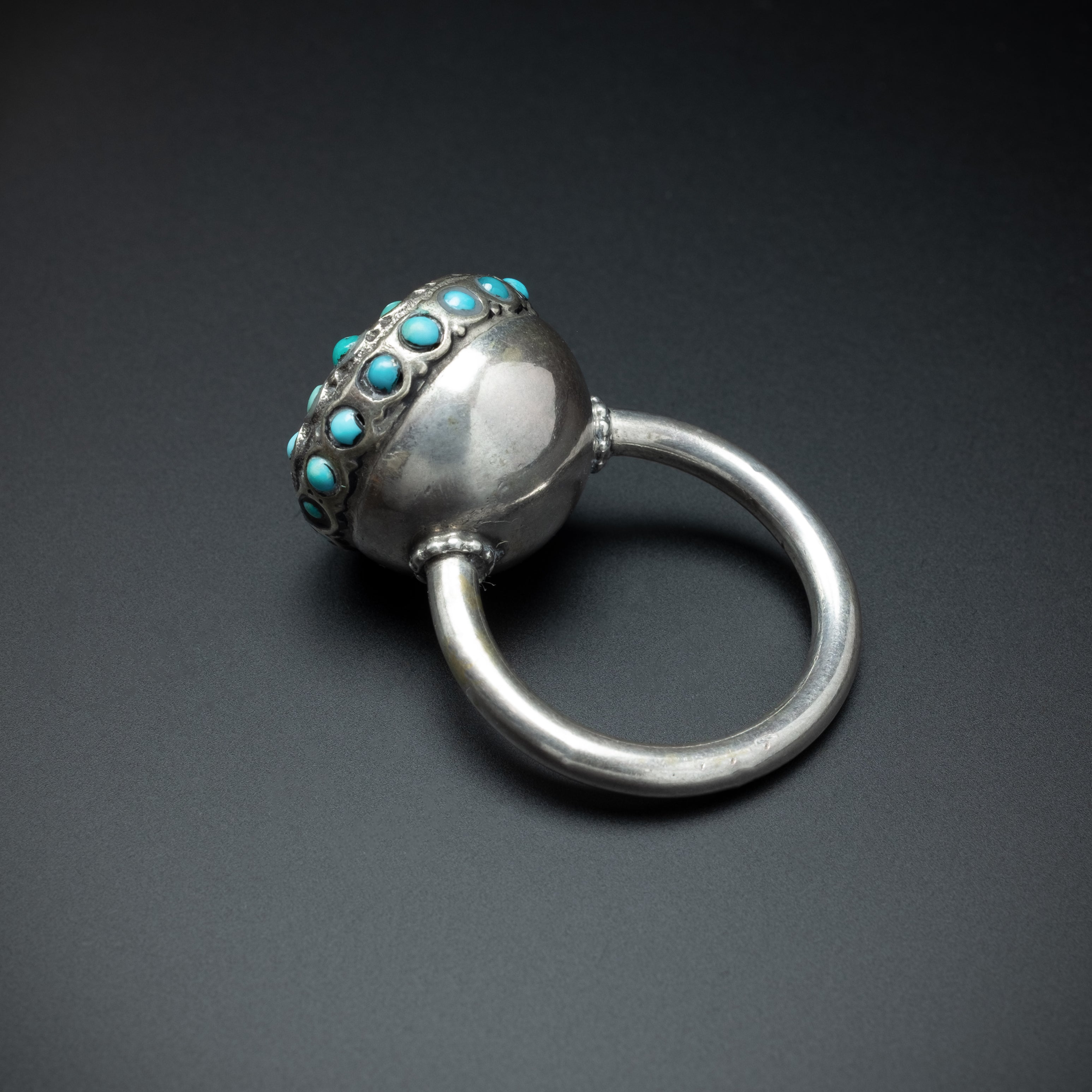 Vintage Silver and turquoise Ring