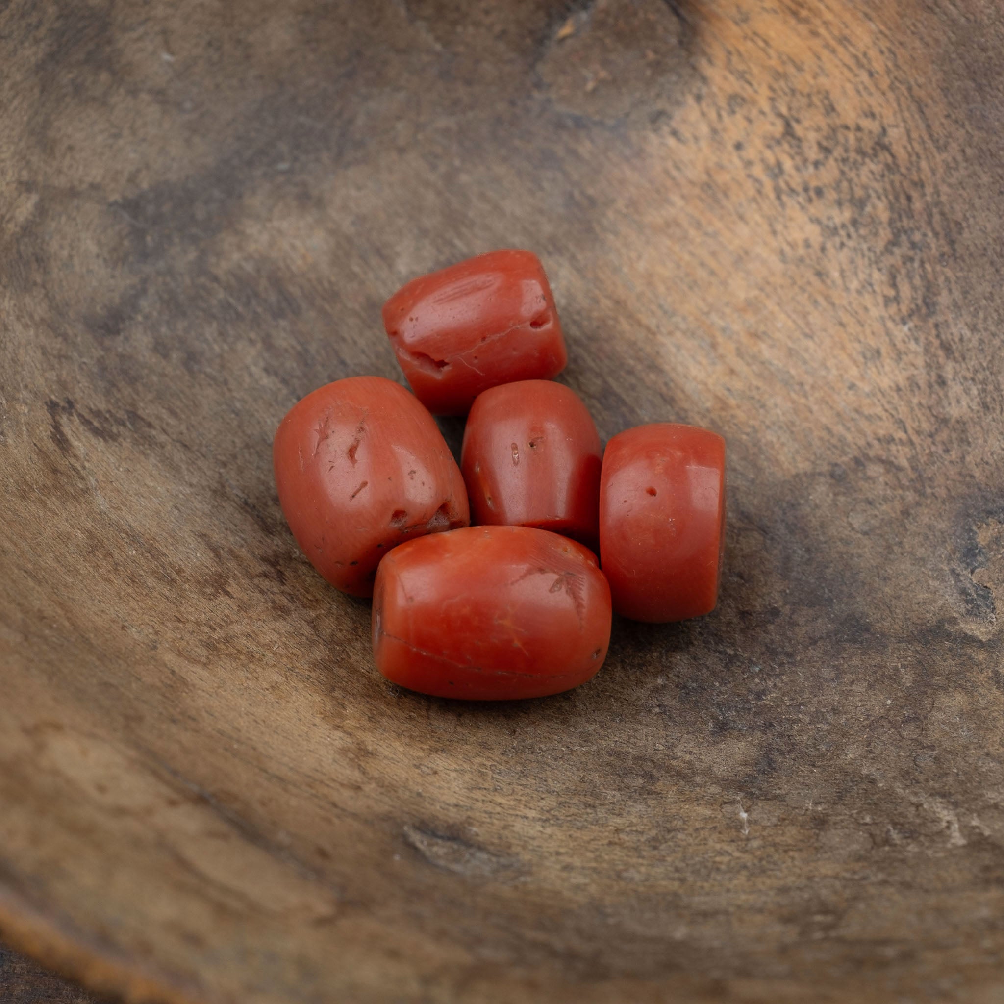 Old Mediterranean Natural Coral Beads -  Strand  8.2g - 珊瑚