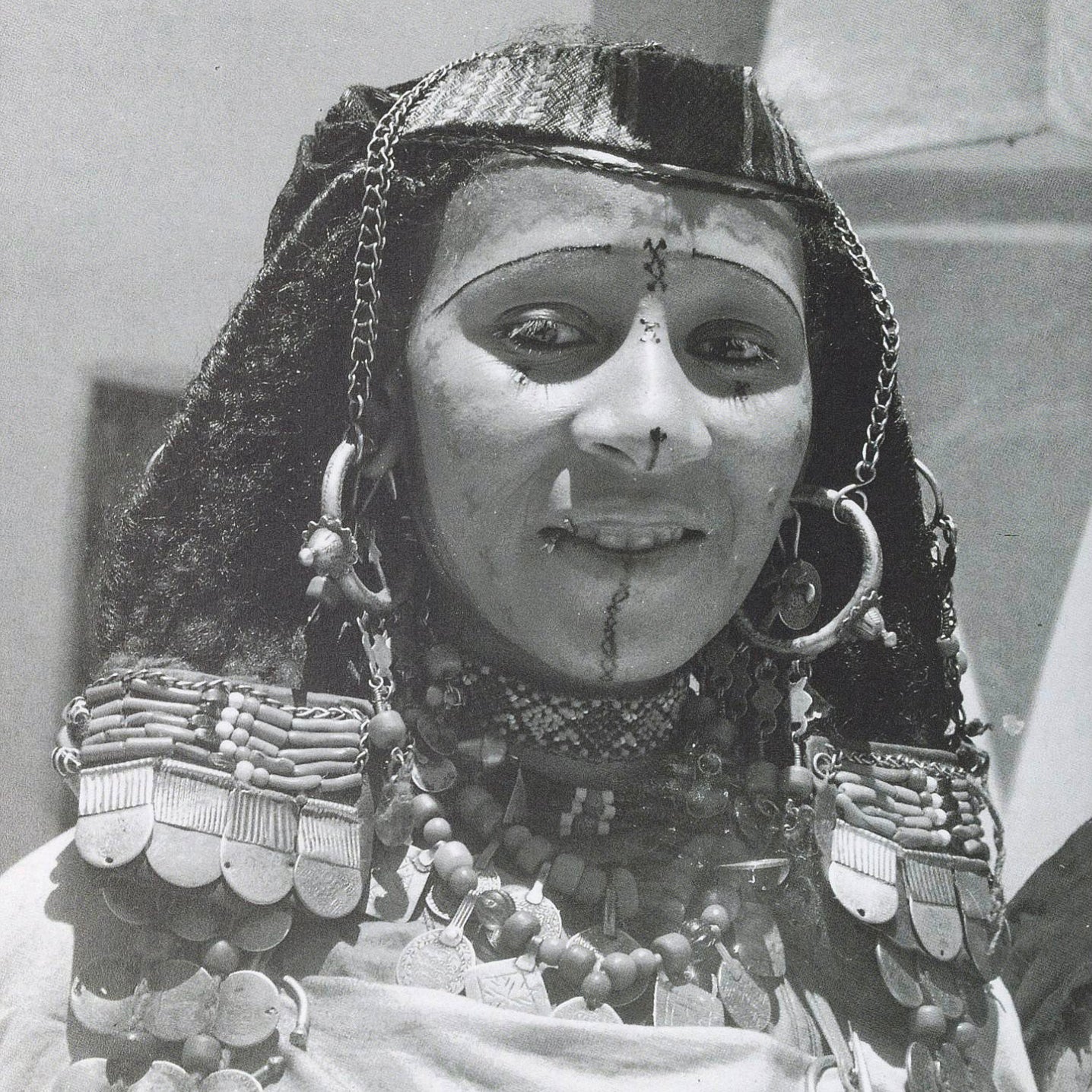 Old Leather Hair Adornment, Draa Valley, Morocco