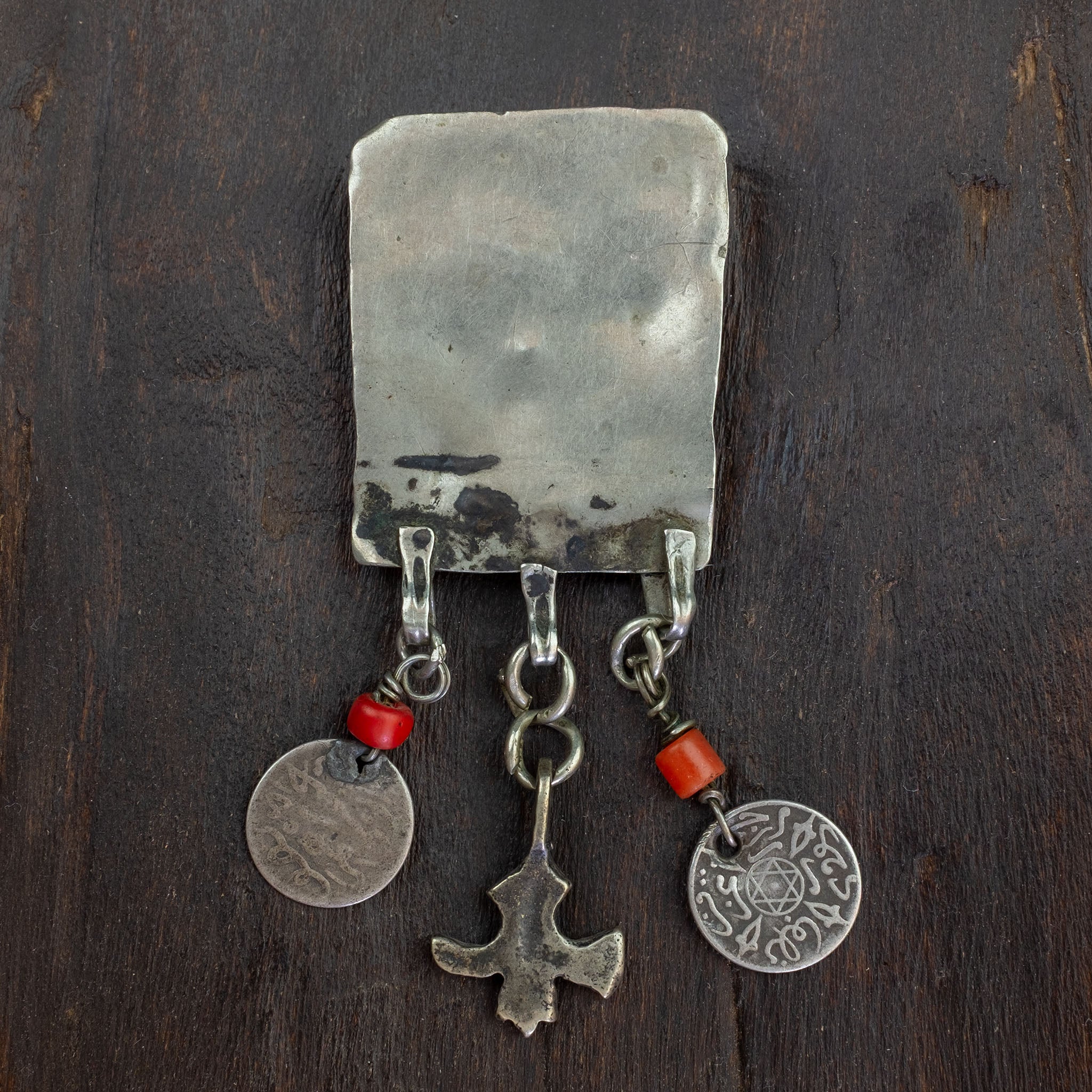Rare Antique Figuig Hirz Pendant, Morocco