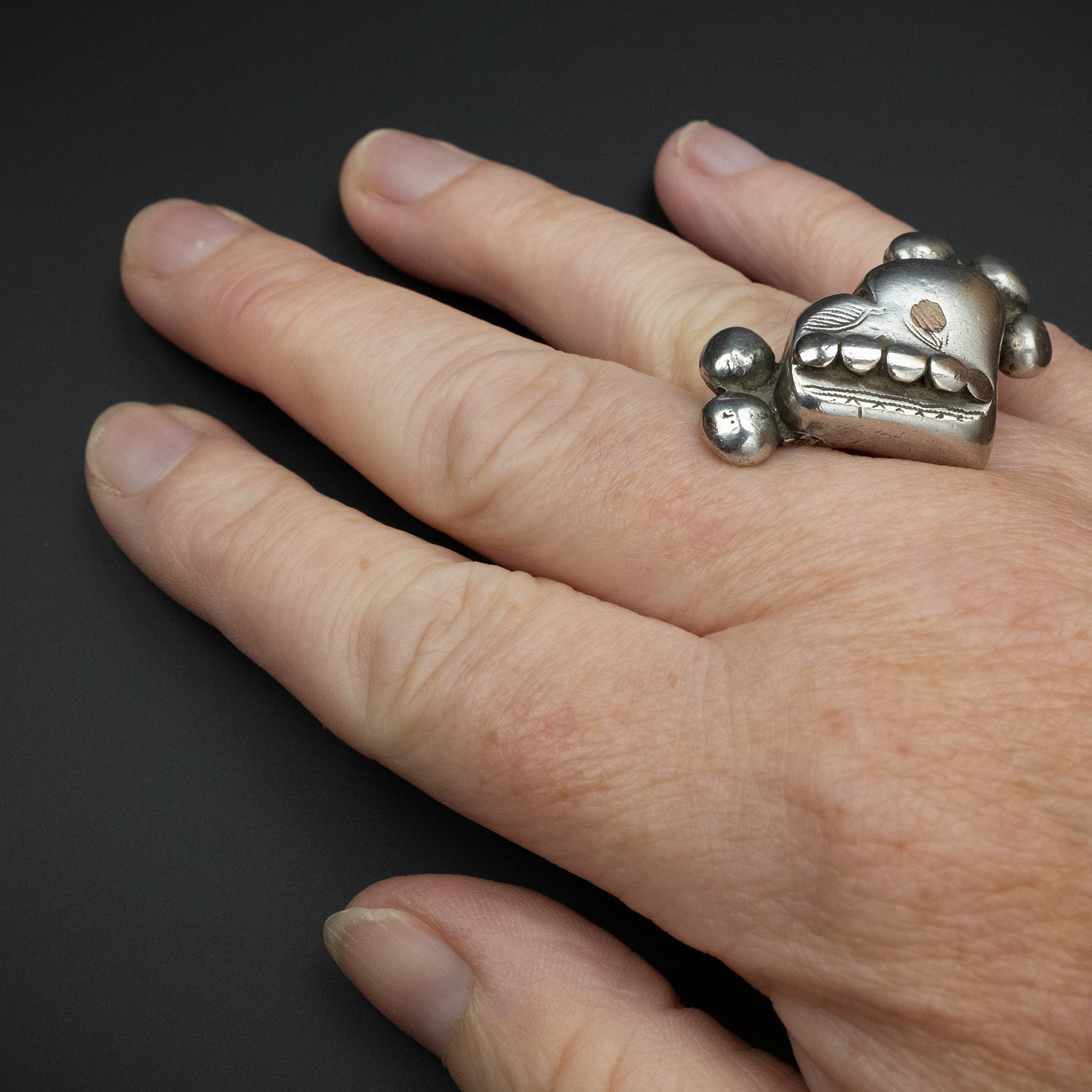 Vintage Fulani/Hausa Tribal Ring, African Sahela