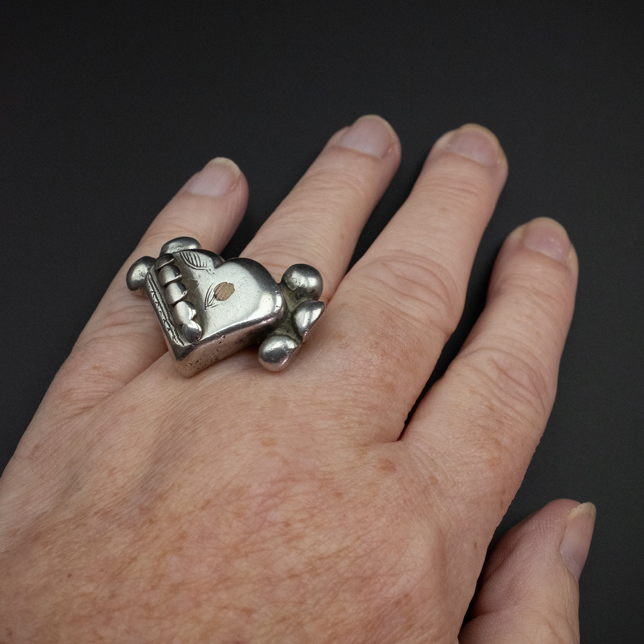 Vintage Fulani/Hausa Tribal Ring, African Sahel