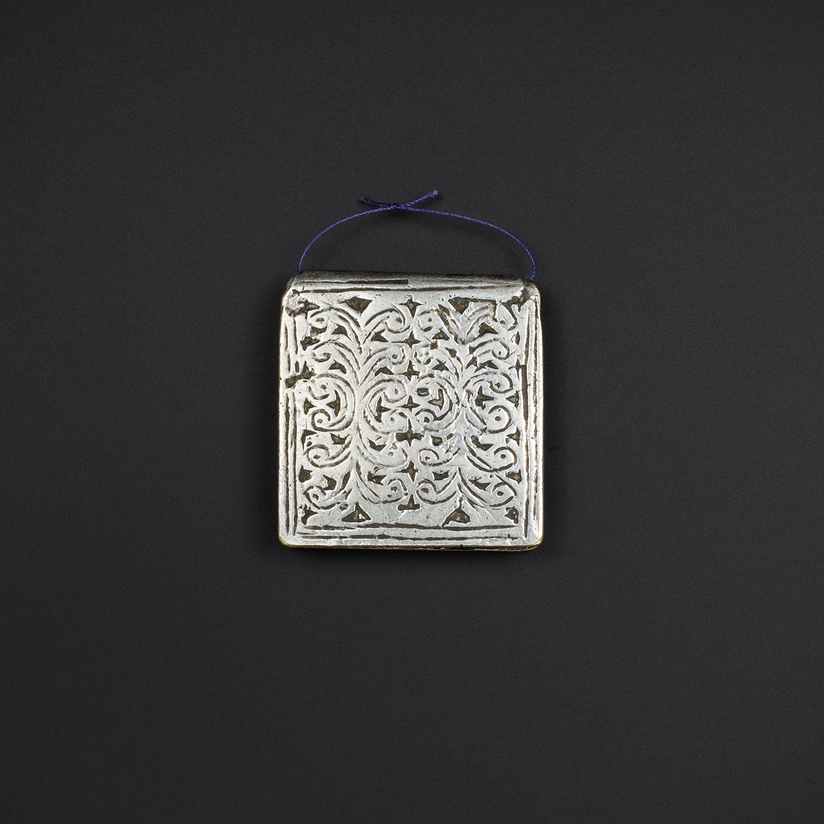 Antique Silver Kitab Amulet, Ida ou Semlal, Morocco