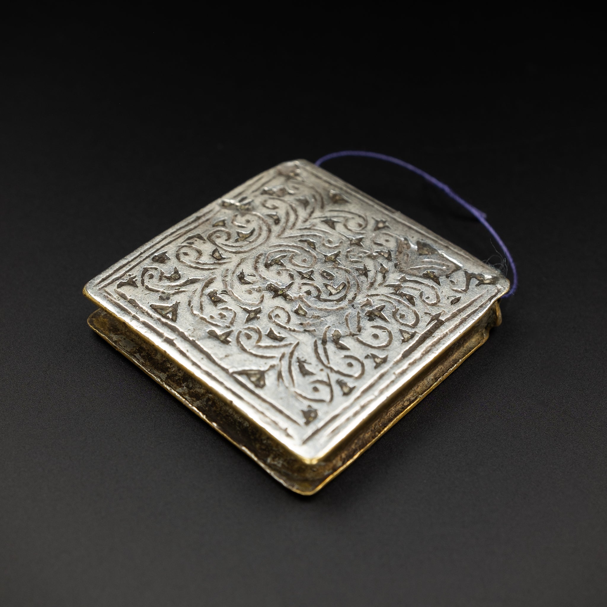 Antique Silver Kitab Amulet, Ida ou Semlal, Morocco