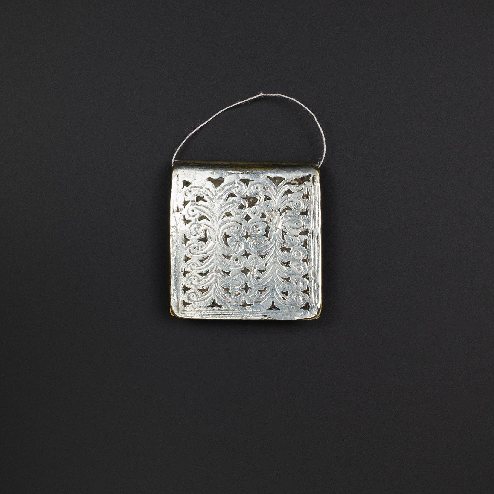 Antique Silver Kitab Amulet, Ida ou Semlal, Morocco