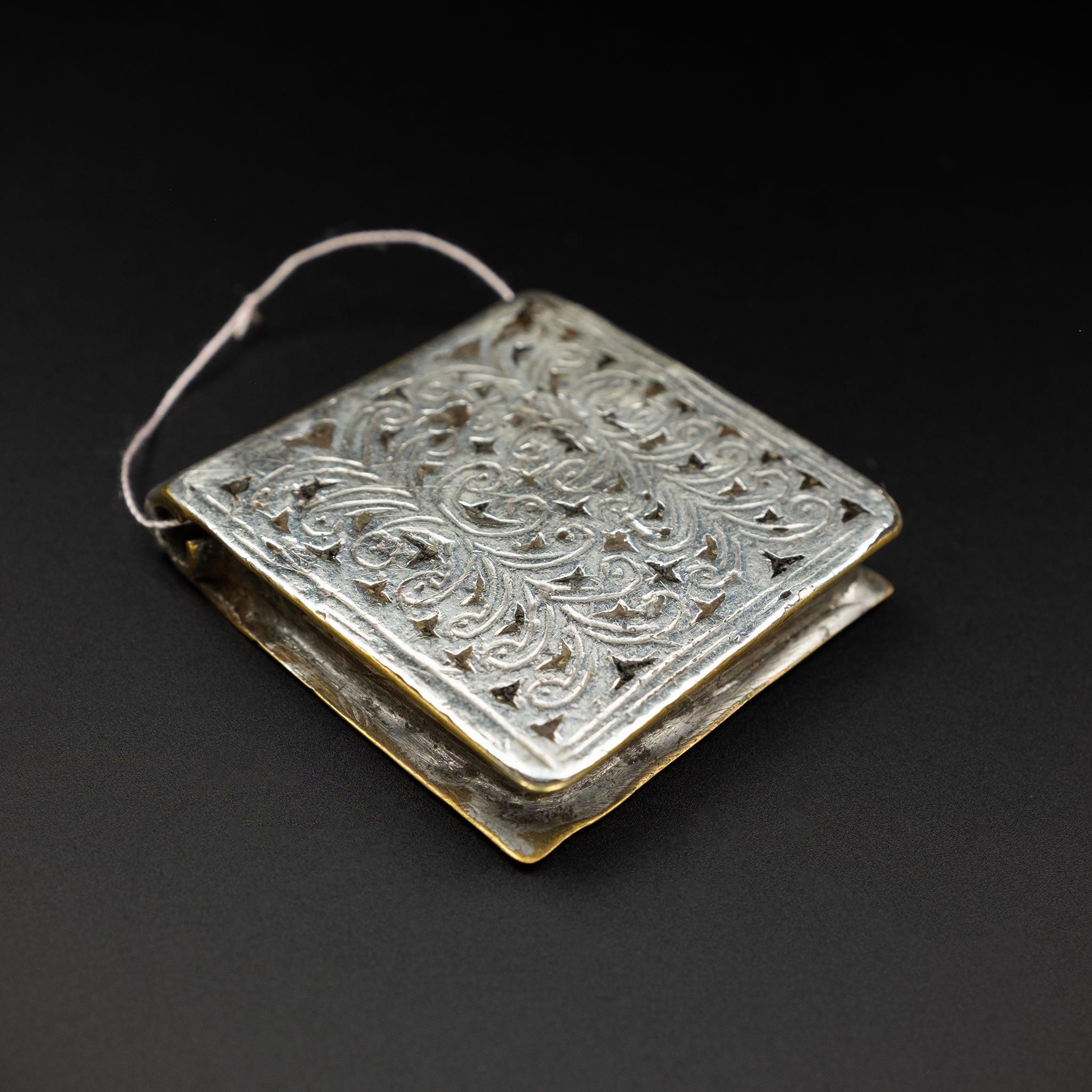 Antique Silver Kitab Amulet, Ida ou Semlal, Morocco