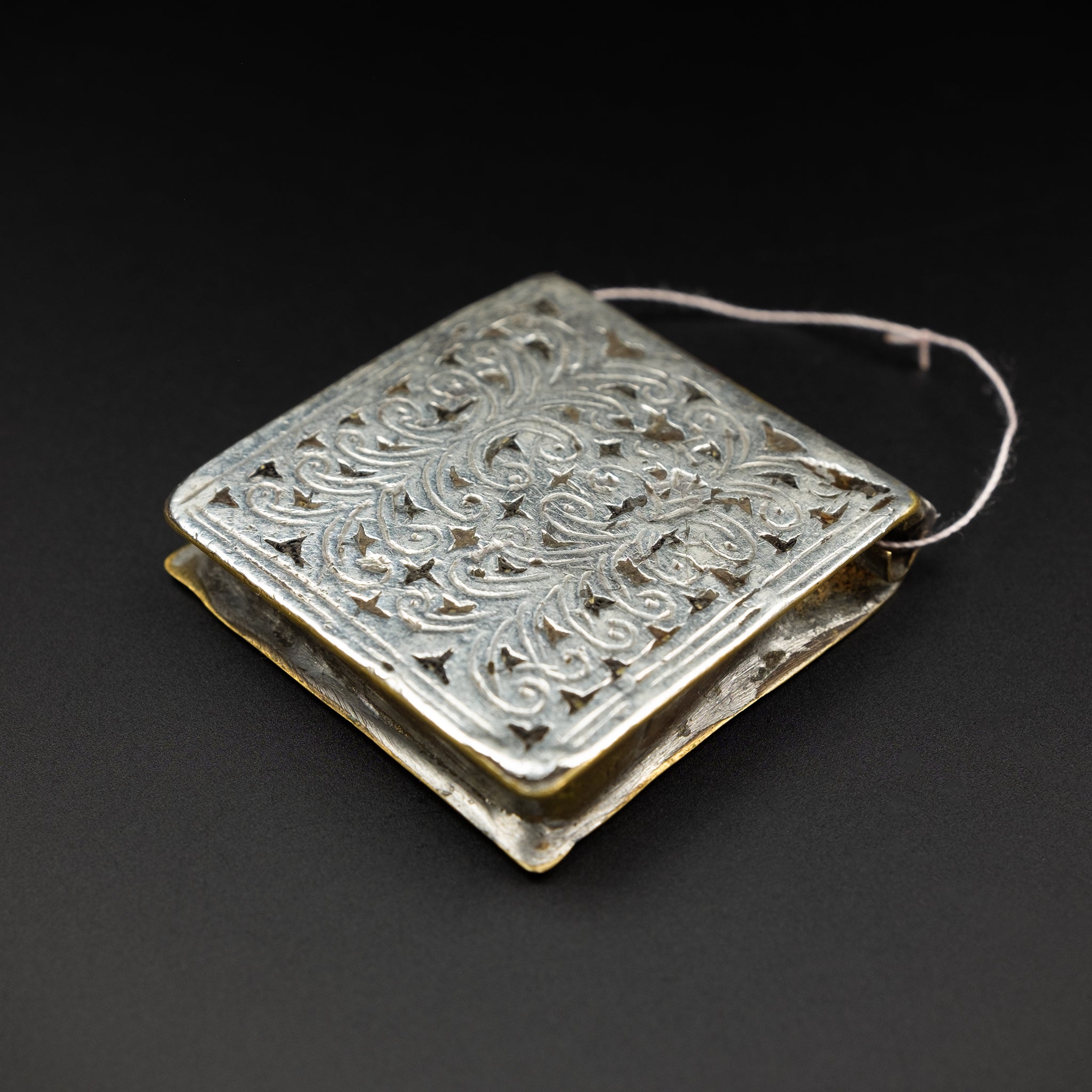 Antique Silver Kitab Amulet, Ida ou Semlal, Morocco