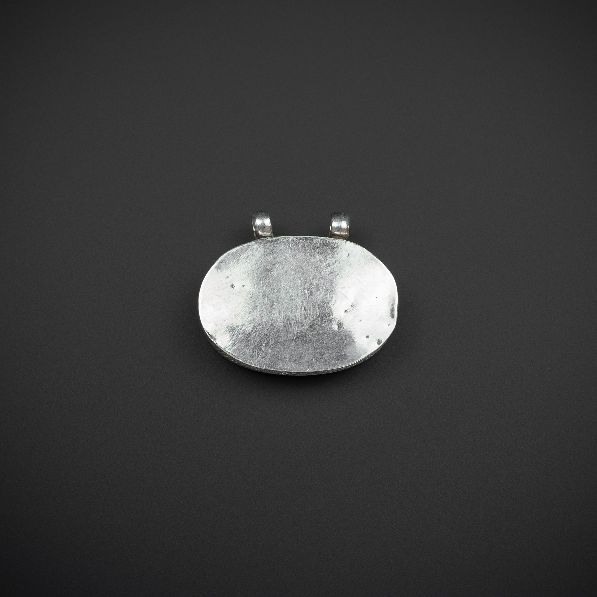 Vintage Silver Gilded Pendant, Kazakhstan