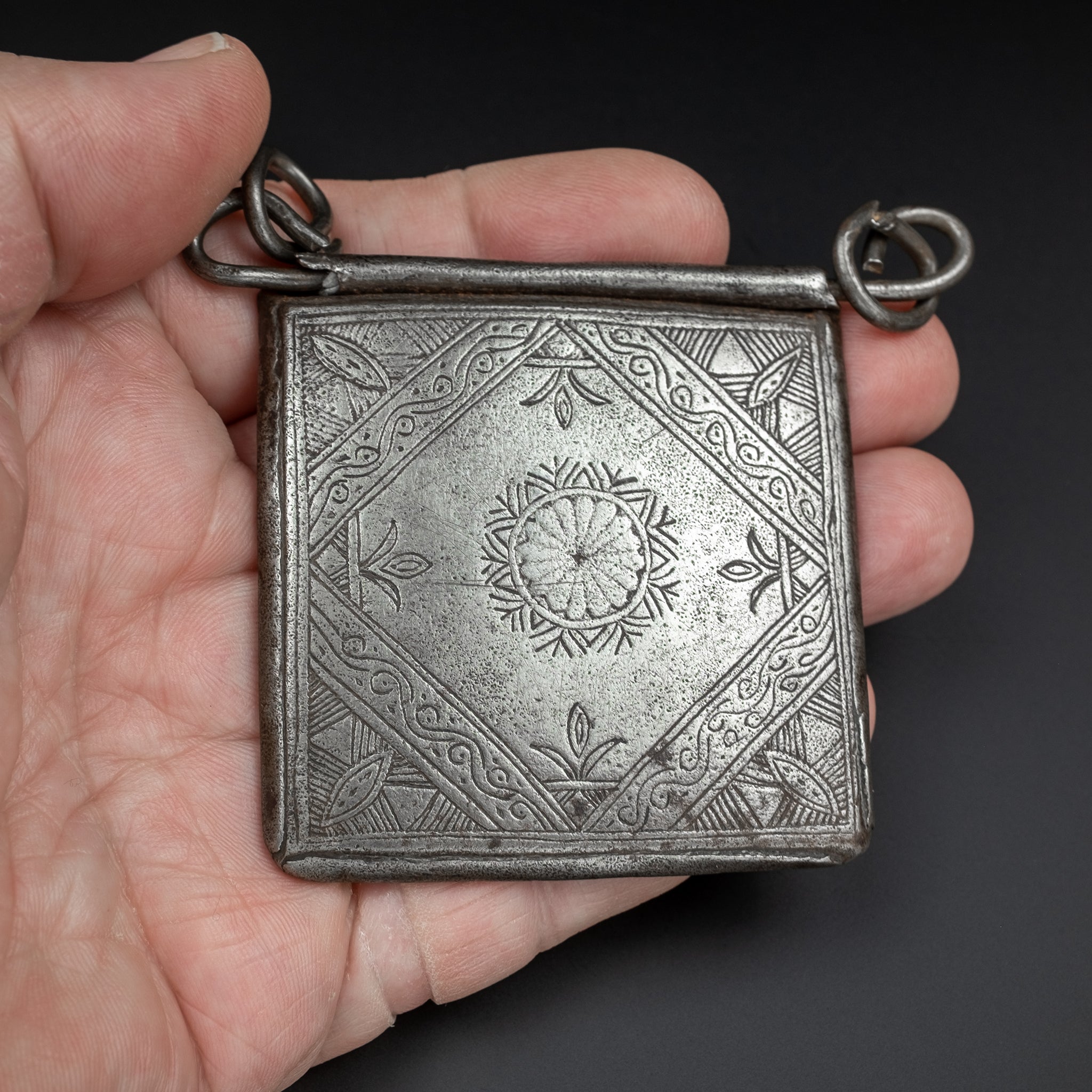 Rare Antique Kitab Pendant, South Morocco - Large