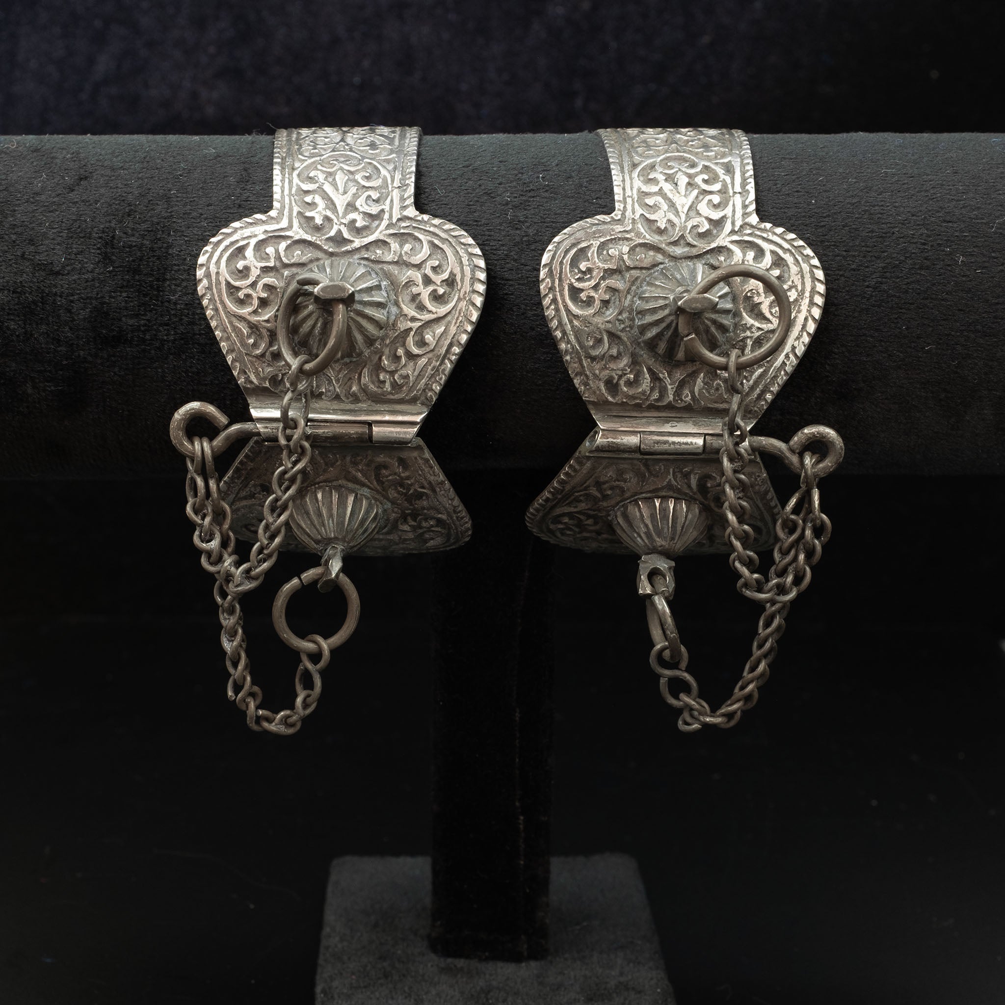 Antique Khalkhal Anklets (Pair), Meknès, Morocco