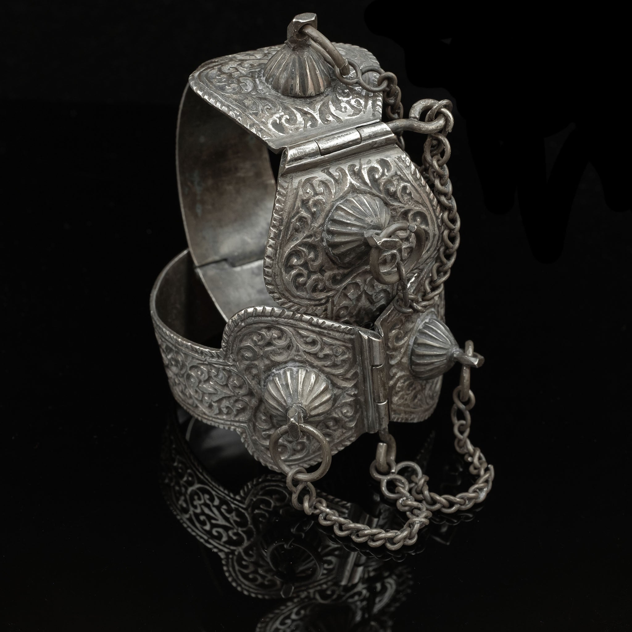 Antique Khalkhal Anklets (Pair), Meknès, Morocco