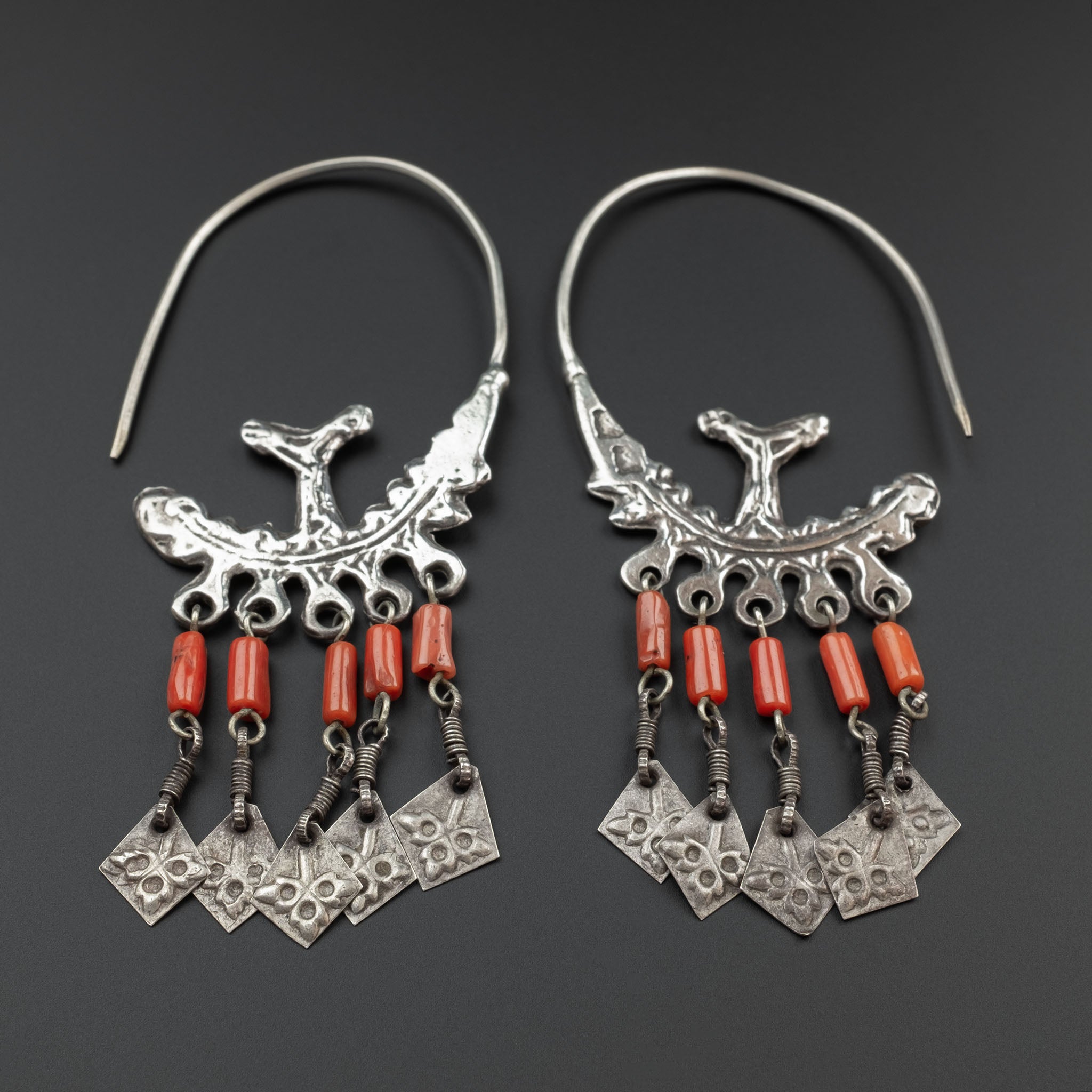Silver Moroccan ‘Bird’ Earrings