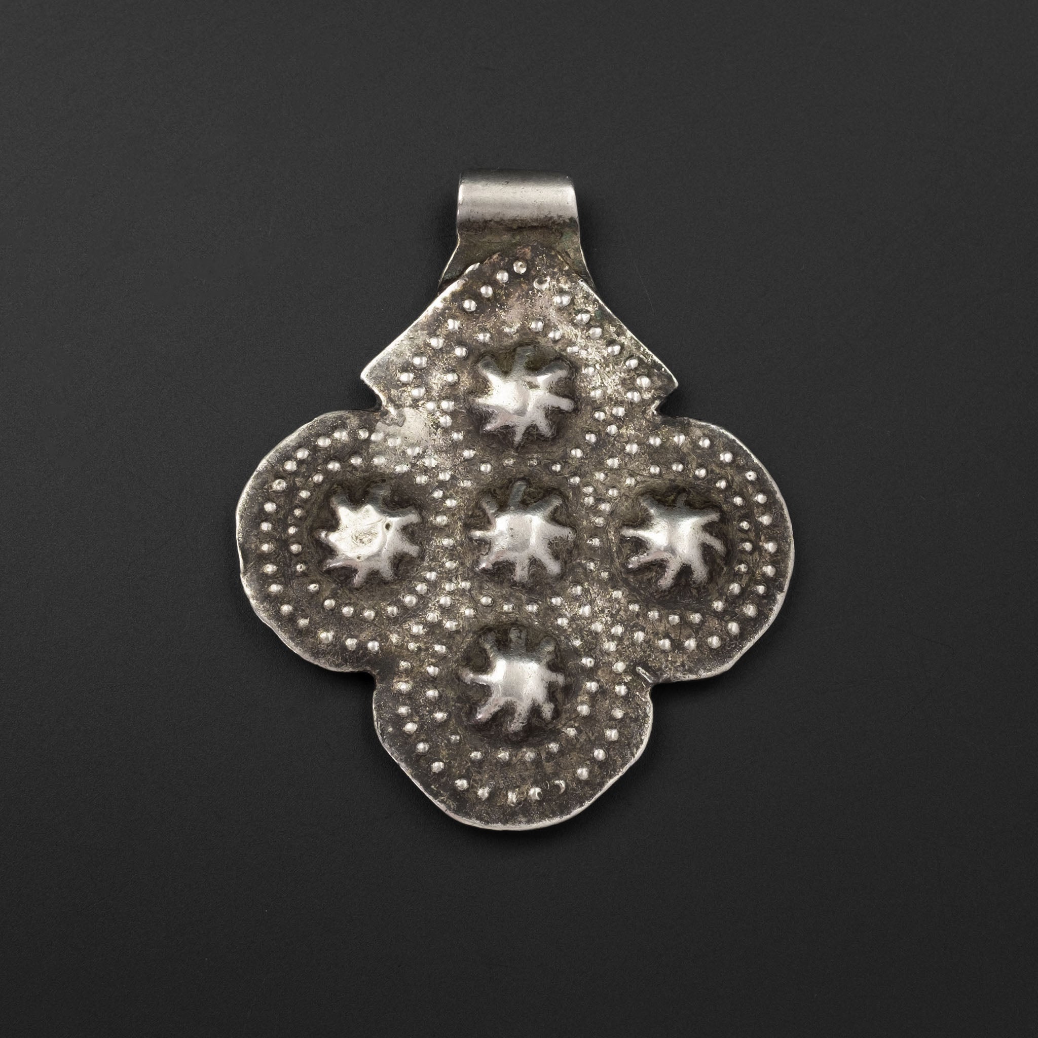 Old Silver Berber Foulet Khamsa (Hamsa), Morocco
