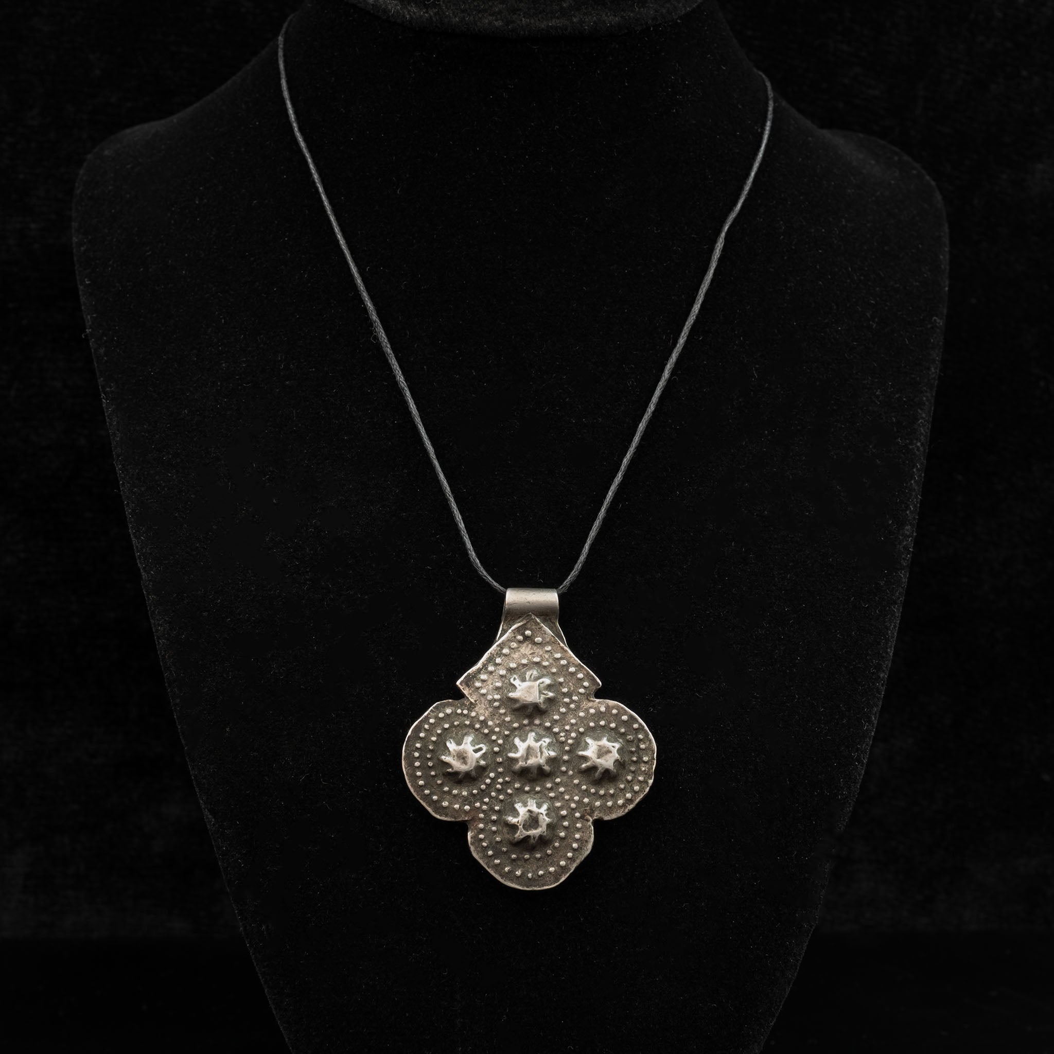 Old Silver Berber Foulet Khamsa (Hamsa), Morocco