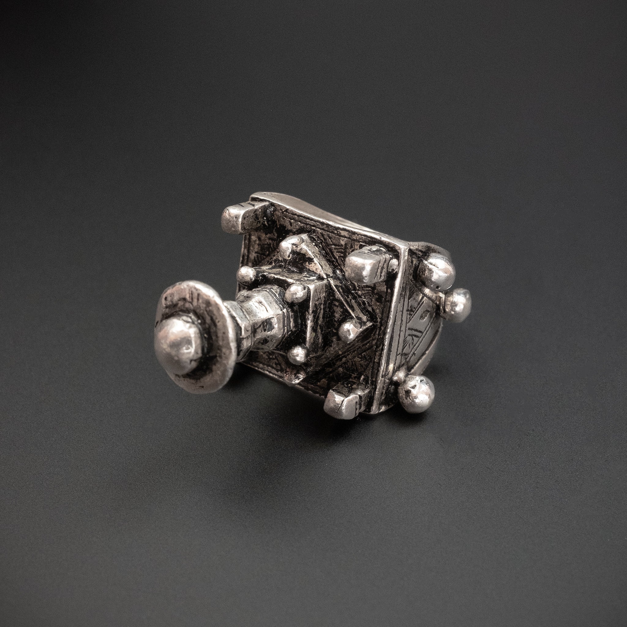 Vintage Silver Tuareg Ring, Mosque Ring, Mali