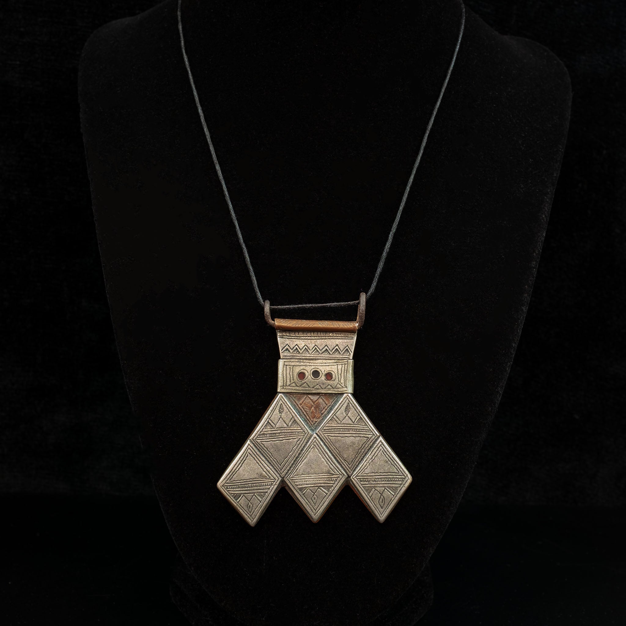 Old Silver Tuareg Khomissar Pendant, Niger