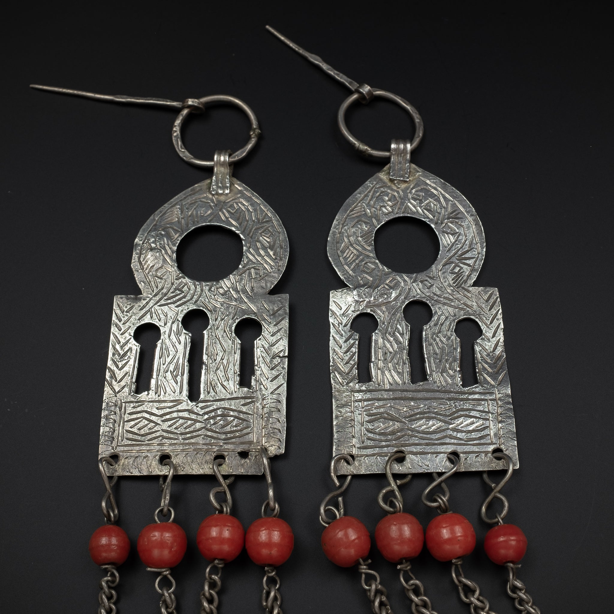 Old Silver Moroccan Temporal Adornment, Ouezzane, Rif Mountains