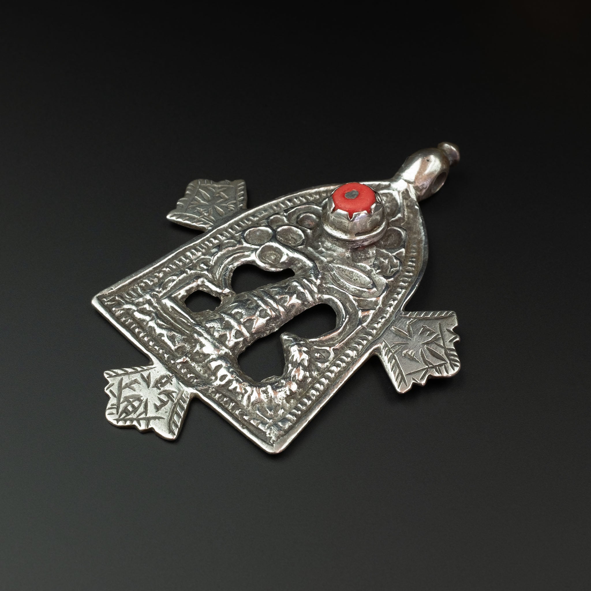 Vintage Moroccan 'Portal of Life' Fertility Pendant