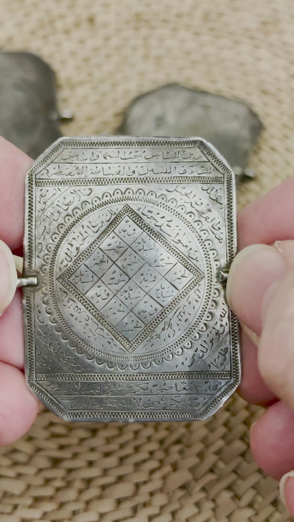 Outstanding Old Middle Eastern Bazuband Plaque Amulets - RARE